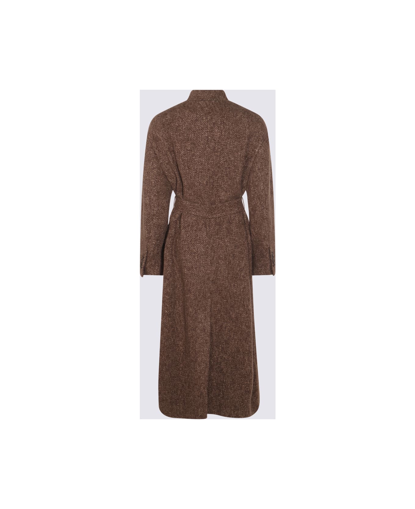 Brunello Cucinelli Brown Wool Coat - Brown