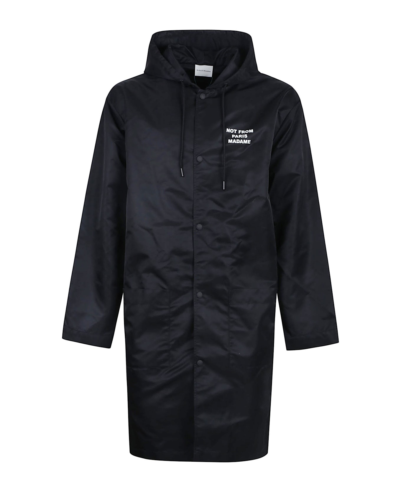 Drôle de Monsieur Slogan Parka - Bl Black