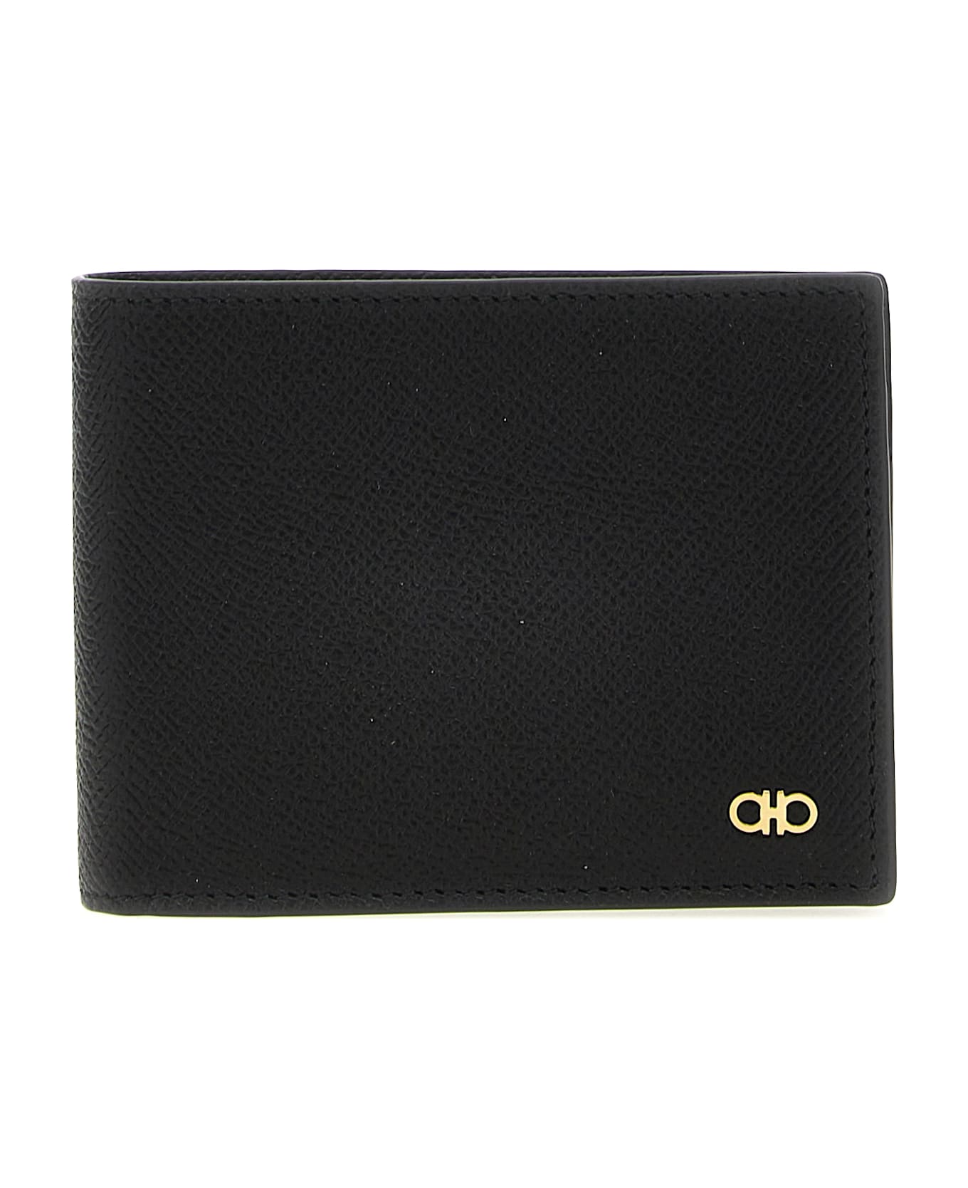 Ferragamo 'micro Gancio' Wallet - Black  