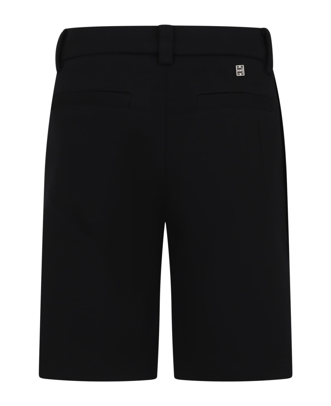Givenchy Black Shorts For Boy With Logo - Black