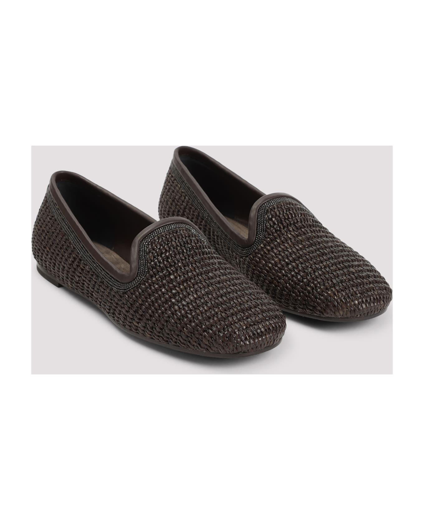 Brunello Cucinelli Raffia Slippers | italist