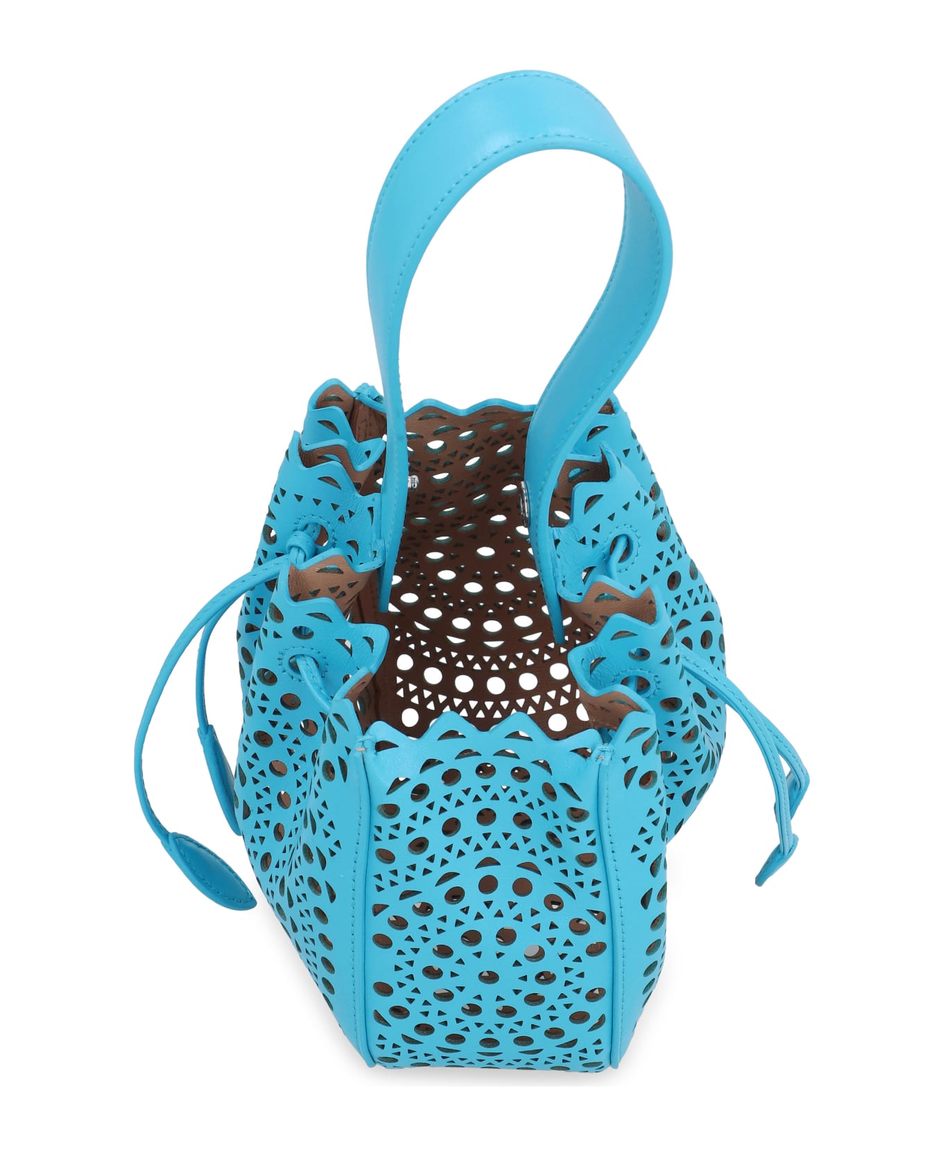 Alaia Rose Marie Leather Handbag - blue