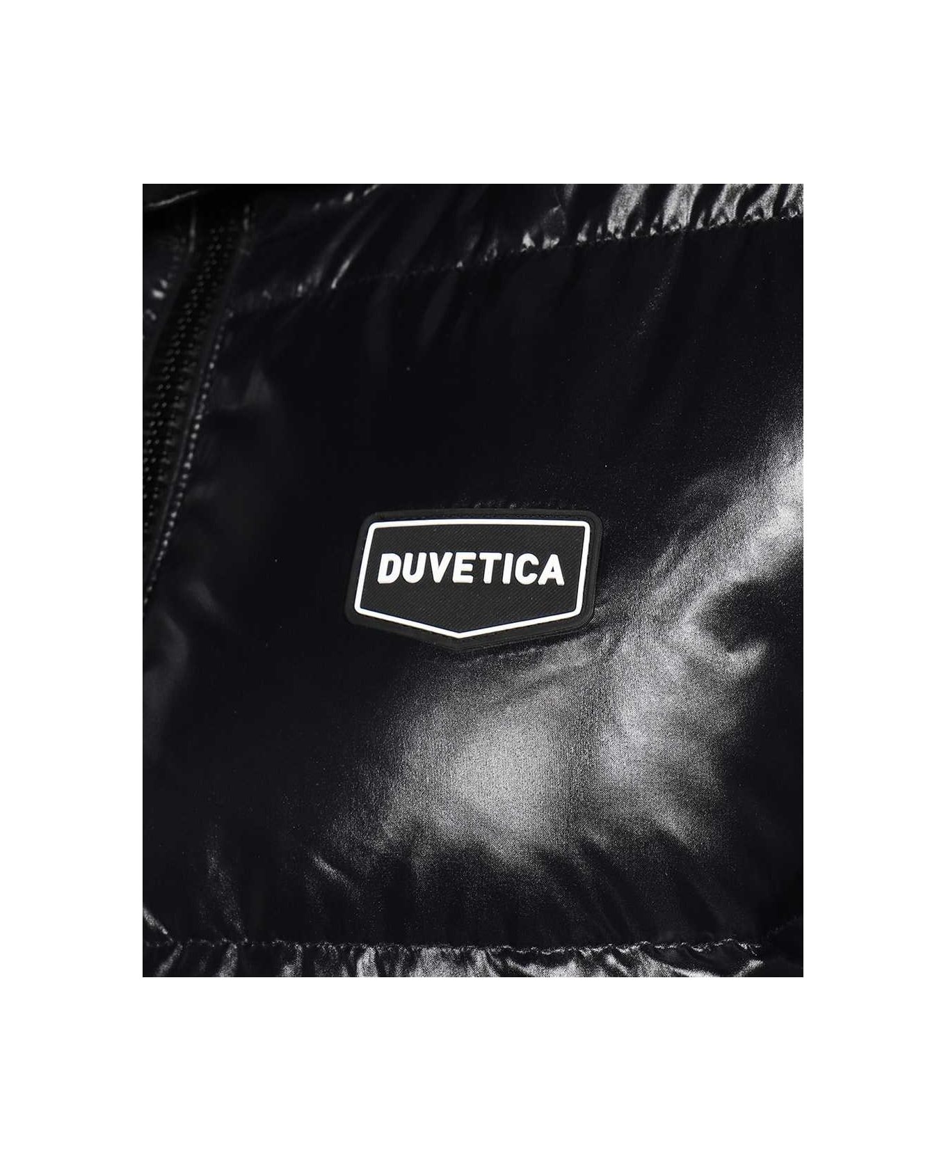 Duvetica Hooded Full-zip Down Jacket - black コート