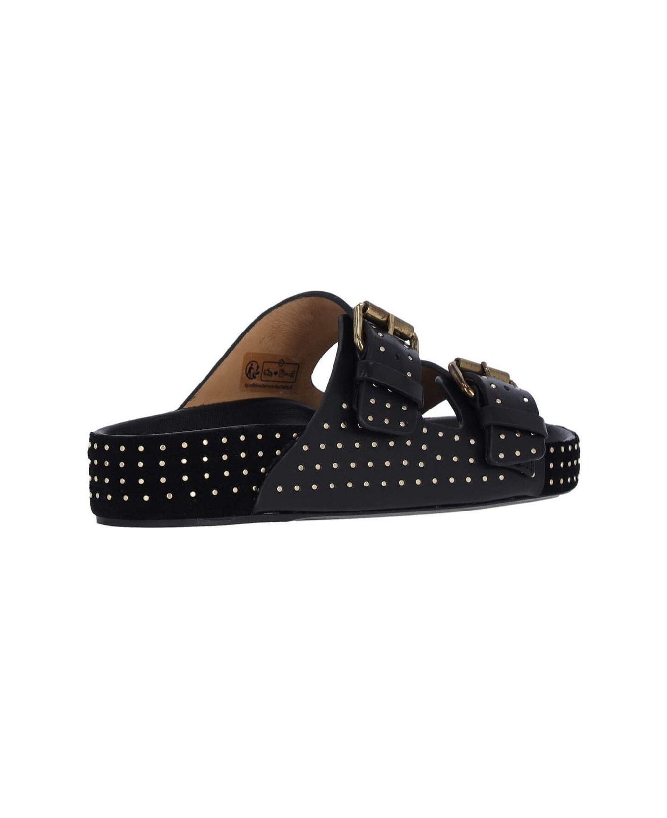 Isabel Marant Embellished Slip-on Sandals - Black