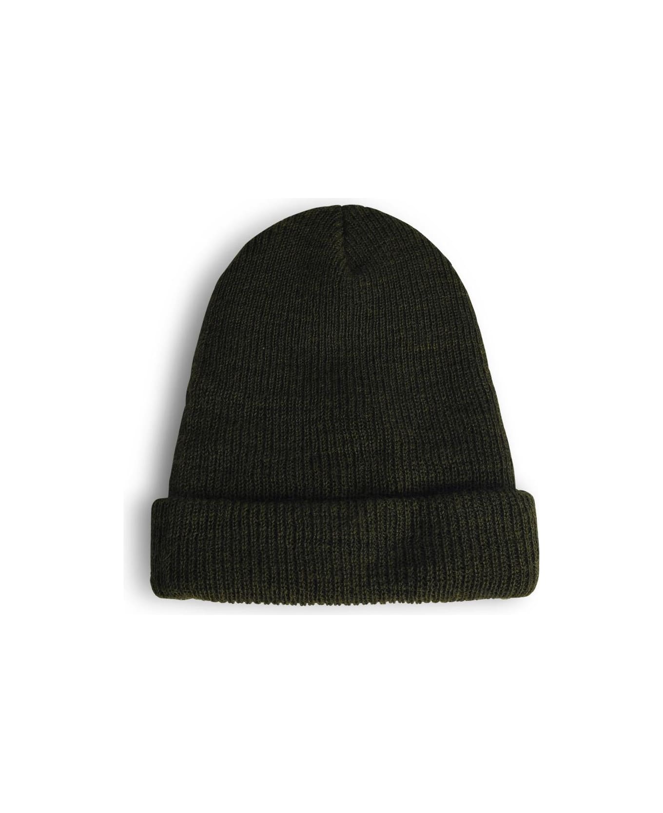 Off-White 'bookish' Green Wool Beanie - Green