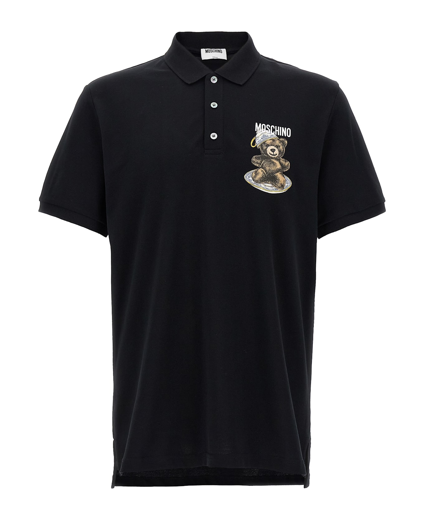 Moschino Press Polo Shirt - Black  