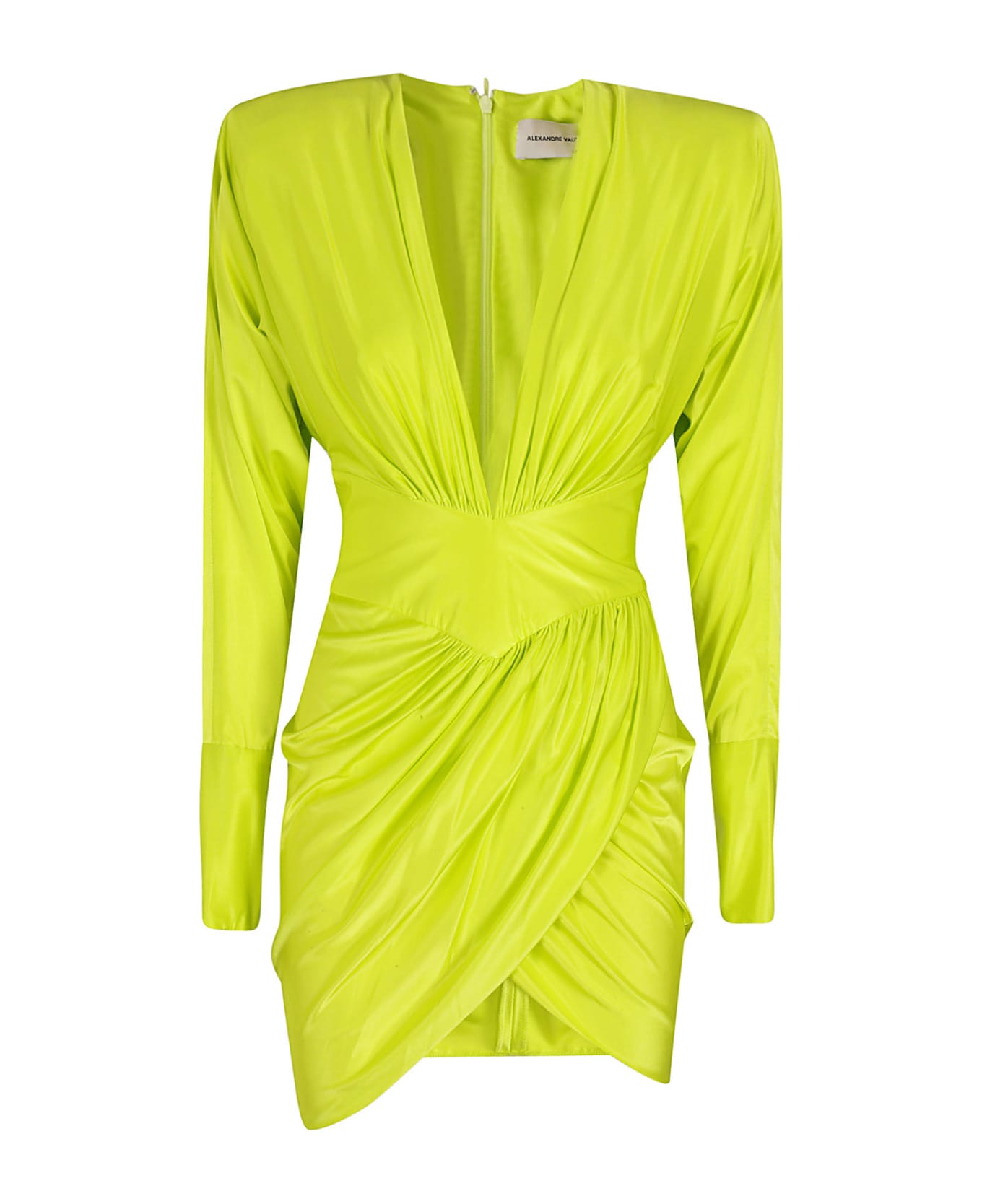 Alexandre Vauthier Mini Dress - Neon Yellow ワンピース＆ドレス