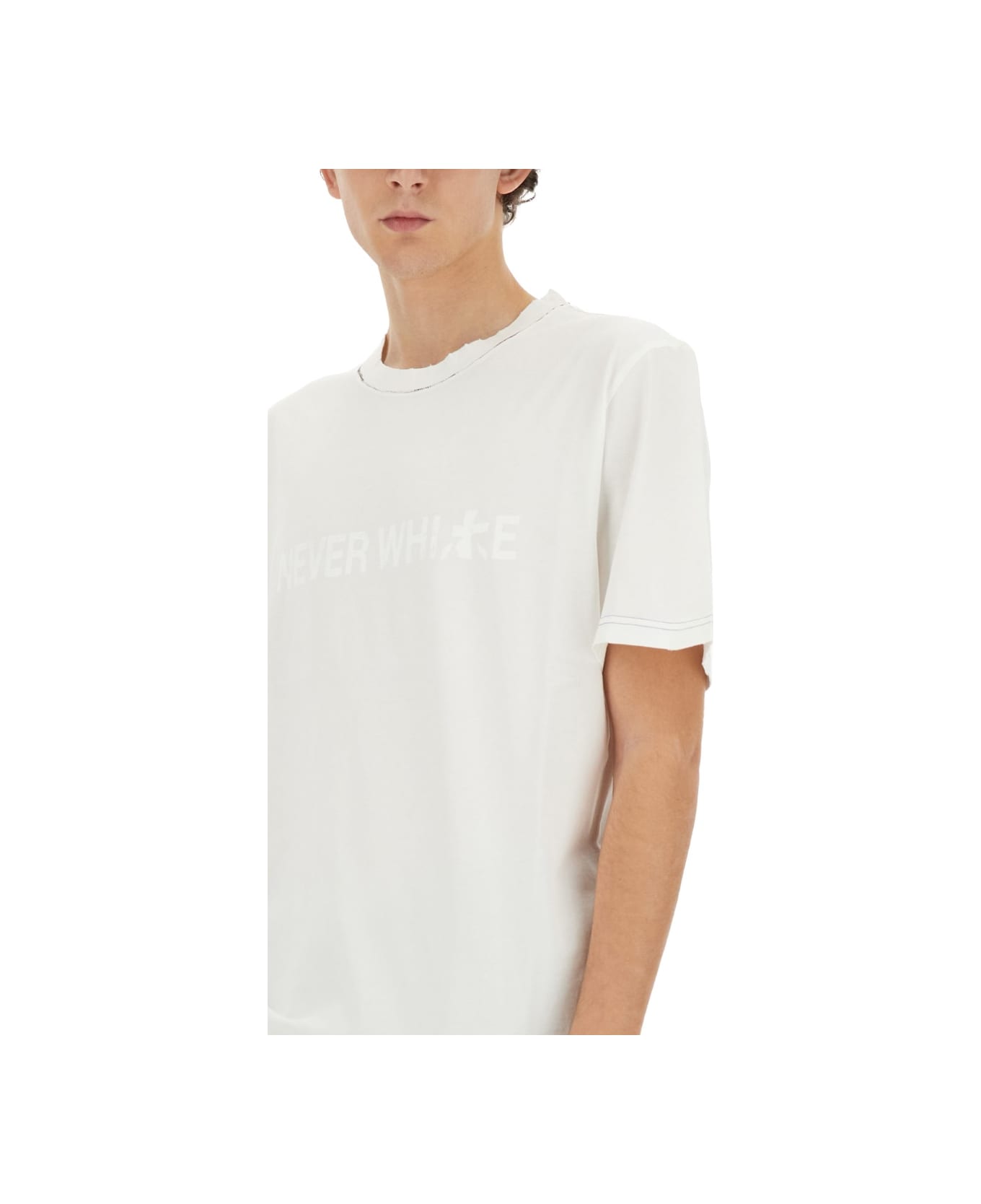Premiata 'never White' T-shirt - WHITE