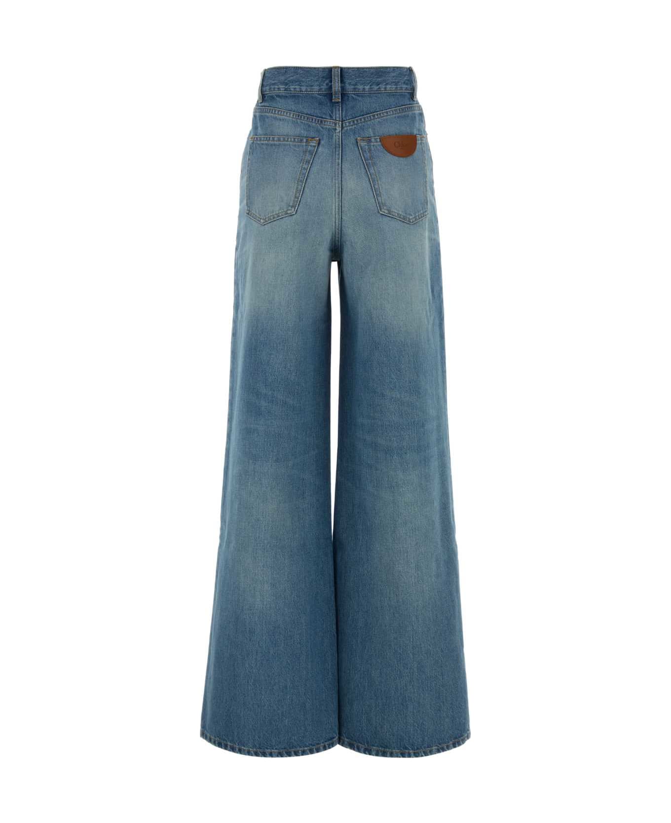 Chloé Denim Wide-leg Jeans - DREAMBLUE