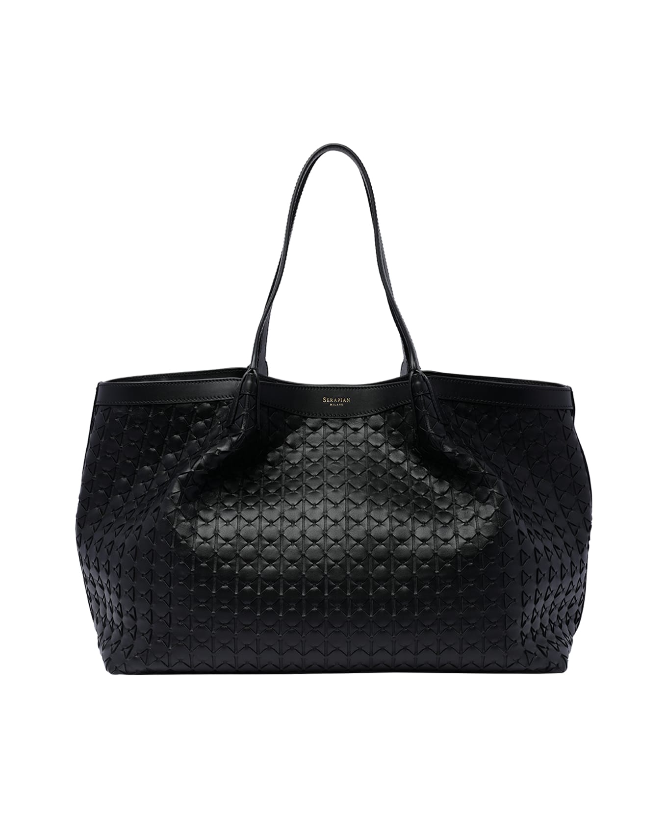 Serapian Secret Mosaico Bag - Black ショルダーバッグ