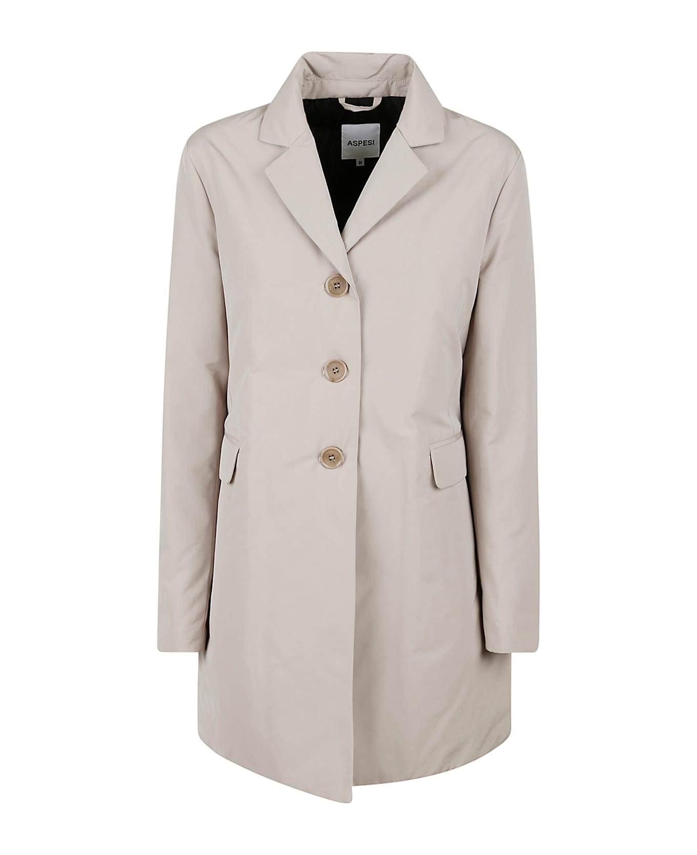 Aspesi Three-button Classic Coat - Sand