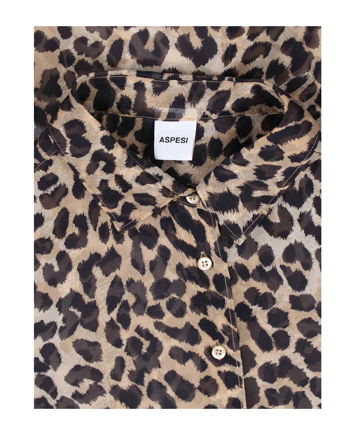 Aspesi Semi-transparent Shirt - Red