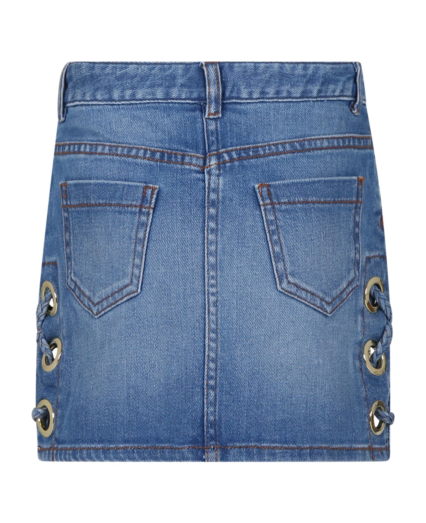 Chloé Casual Denim Skirt For Girl - Denim