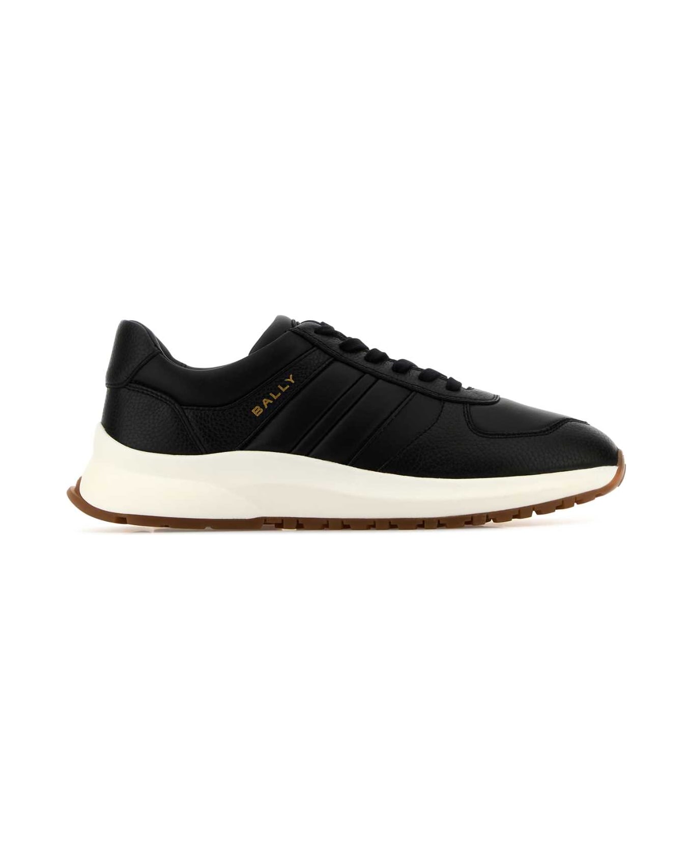 Bally Black Leather Darsyl Sneakers - Black