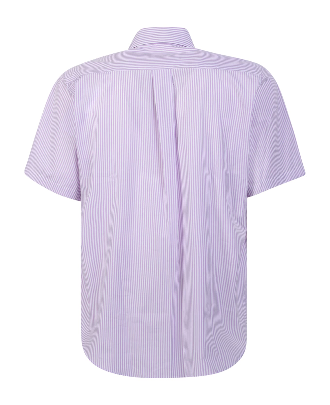 Martine Rose Lilac/white Striped Shirt - Purple