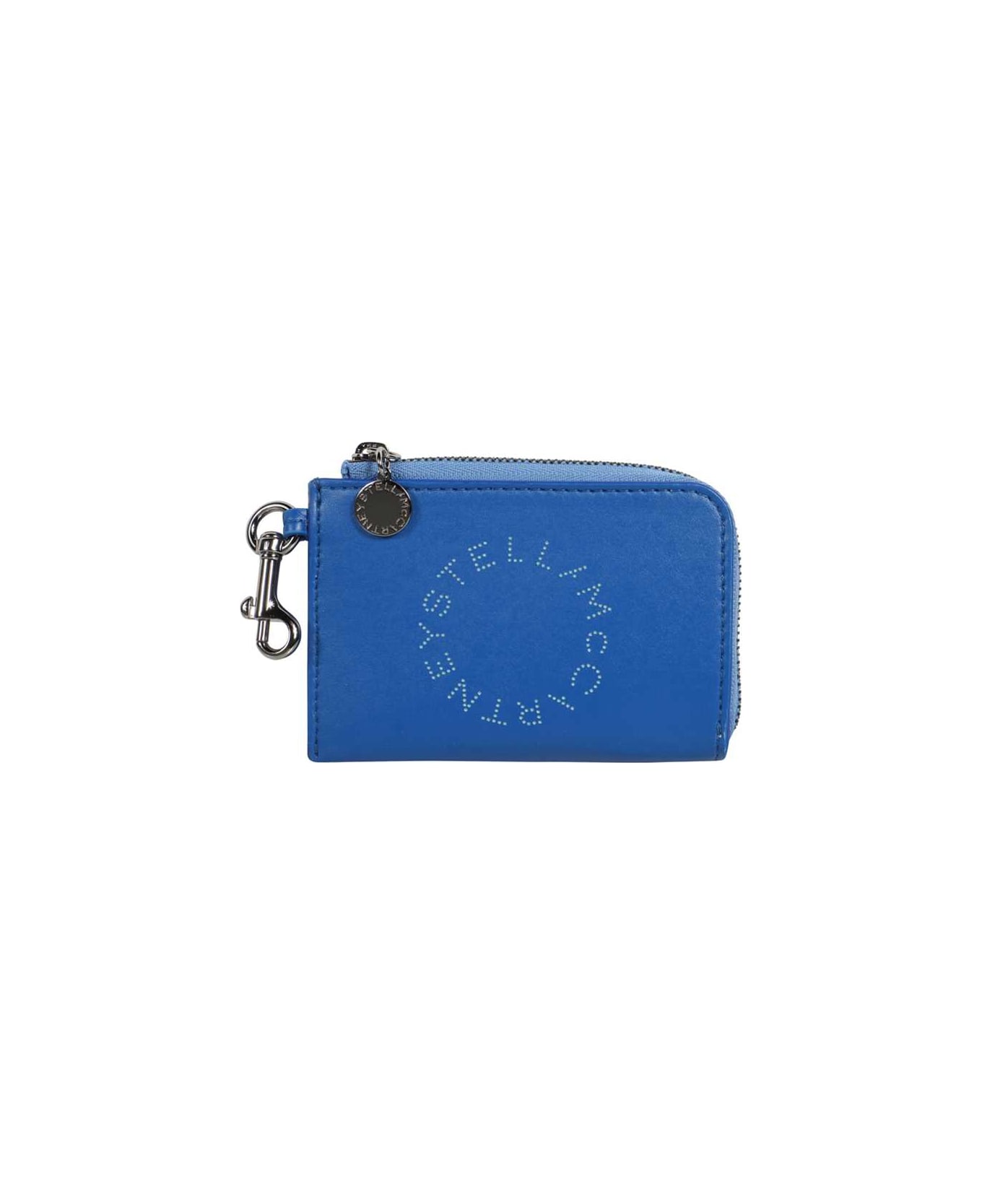 Stella McCartney Stella Logo Alter-nappa Card Holder - blue