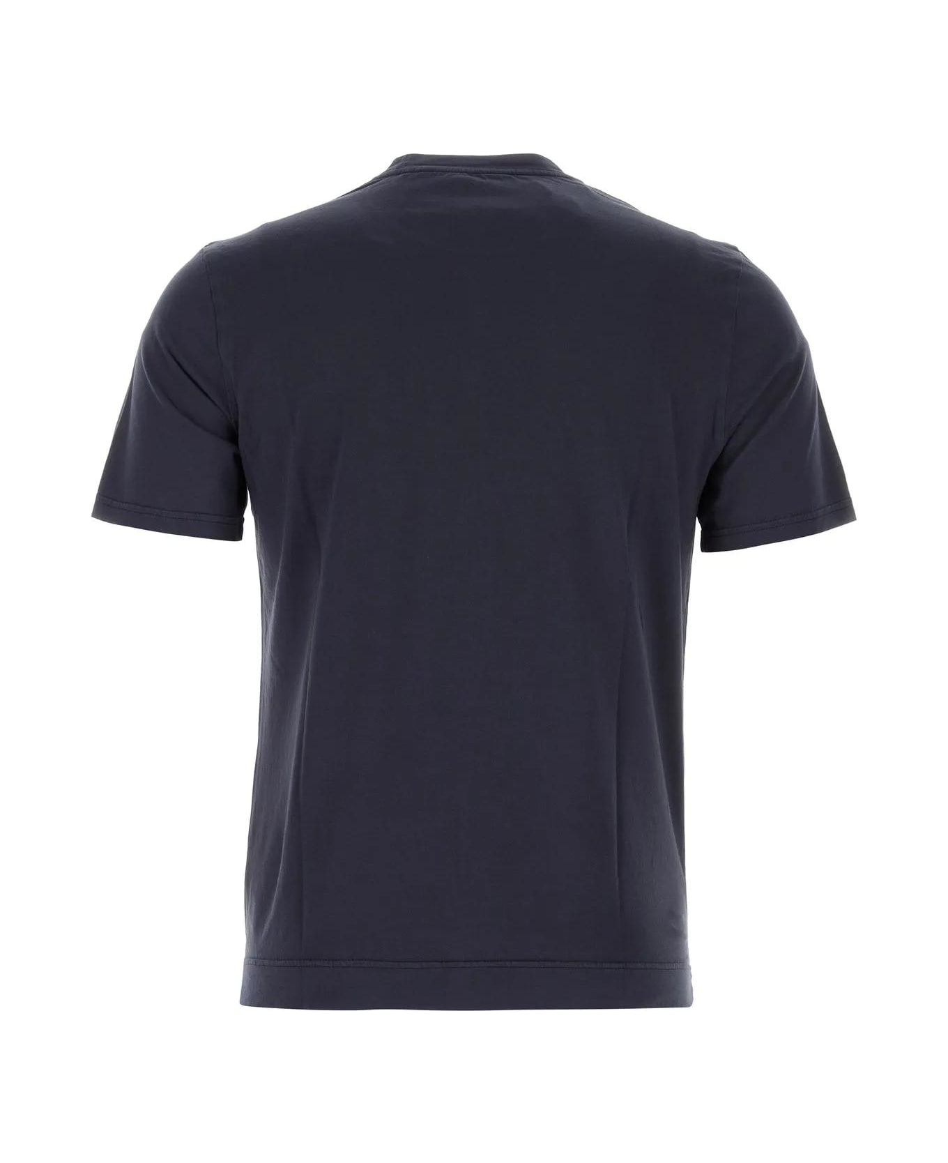 Fedeli Midnight Blue Cotton Extreme T-shirt - Blu