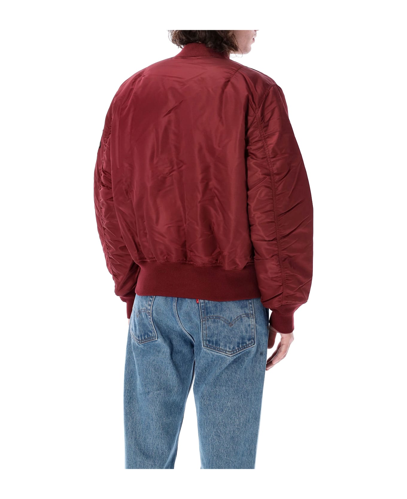 Alpha Industries Ma-1 Bomber Jacket - BURGUNDY