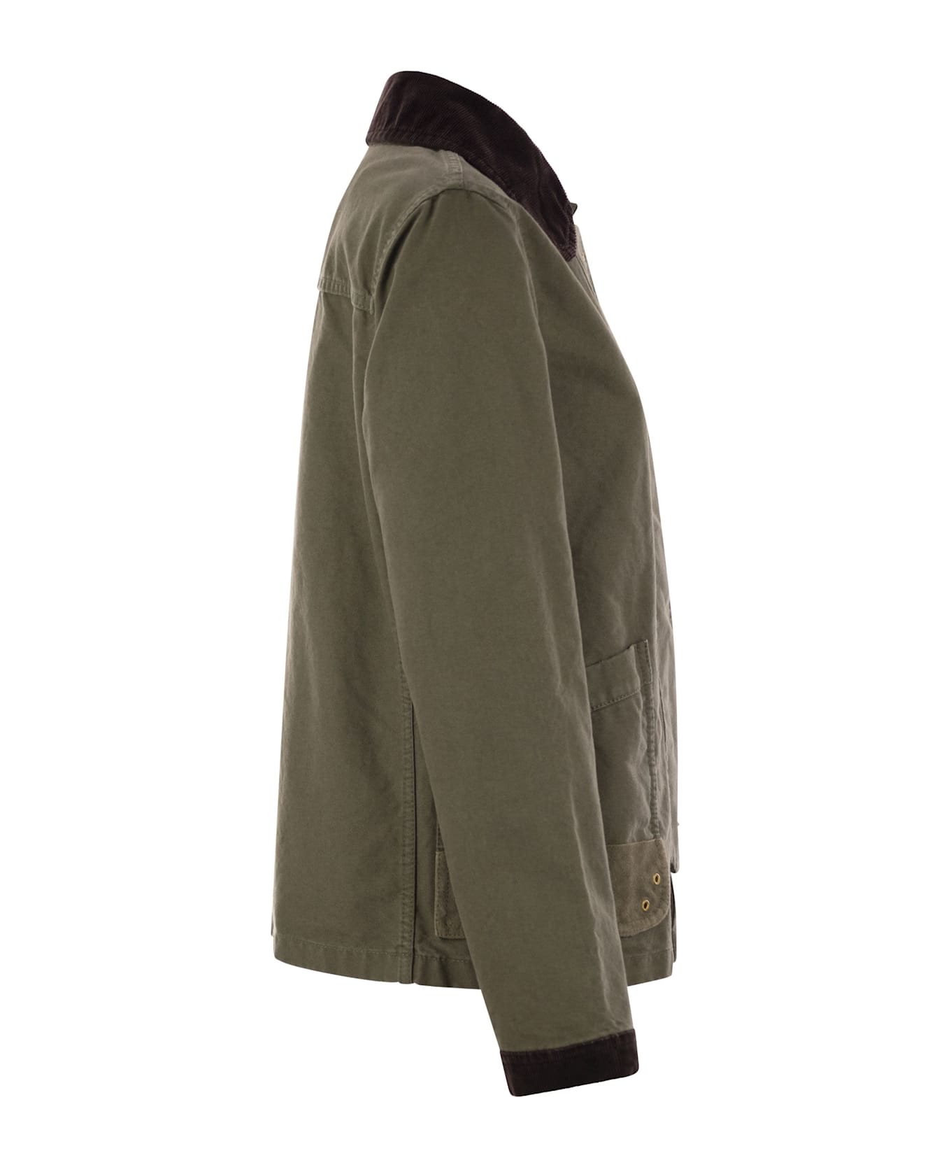 Fay "3 Ganci" Jacket - Military Green