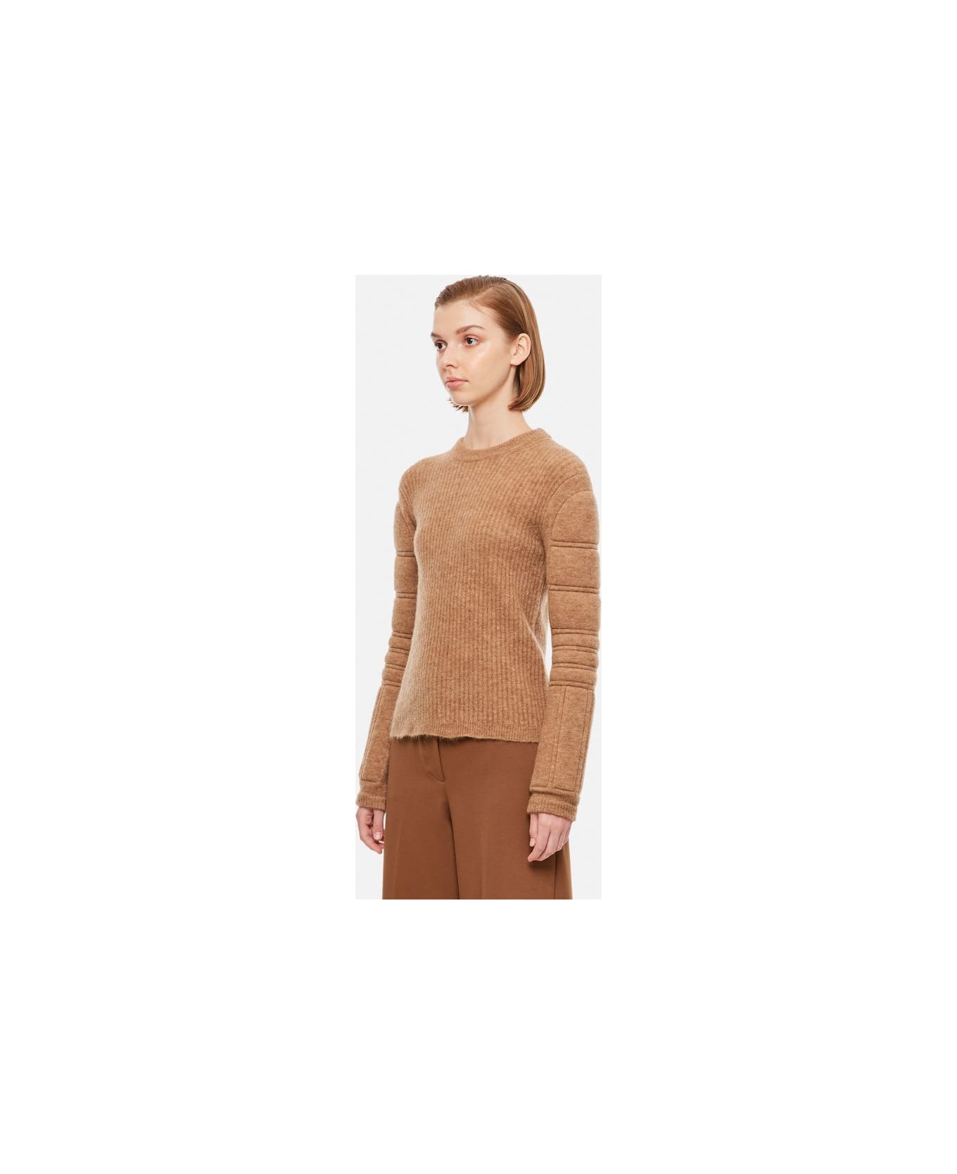 Max Mara Smirne Padded Sweater - Brown