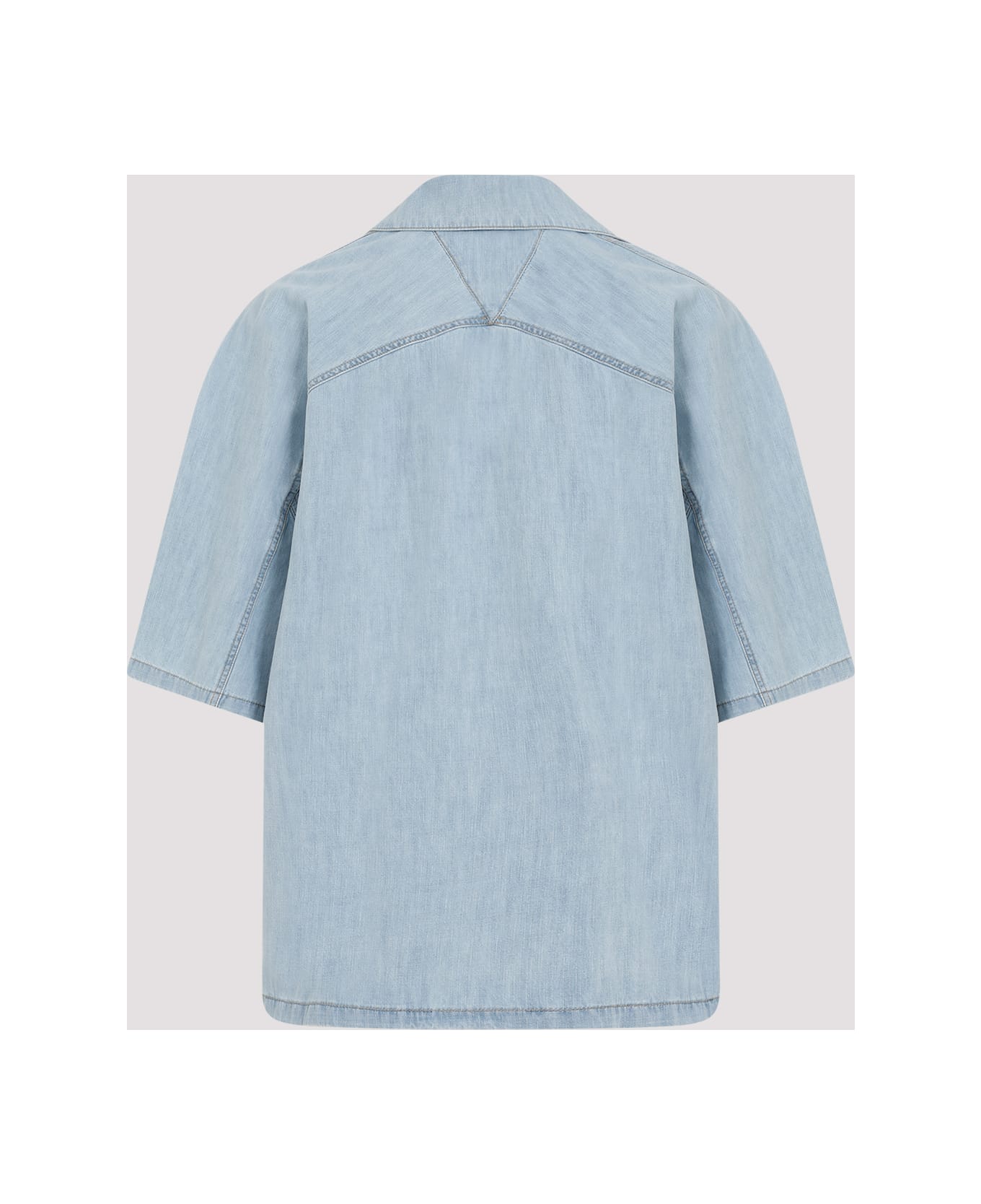 Bottega Veneta Chambray Shirt - Light Bleach