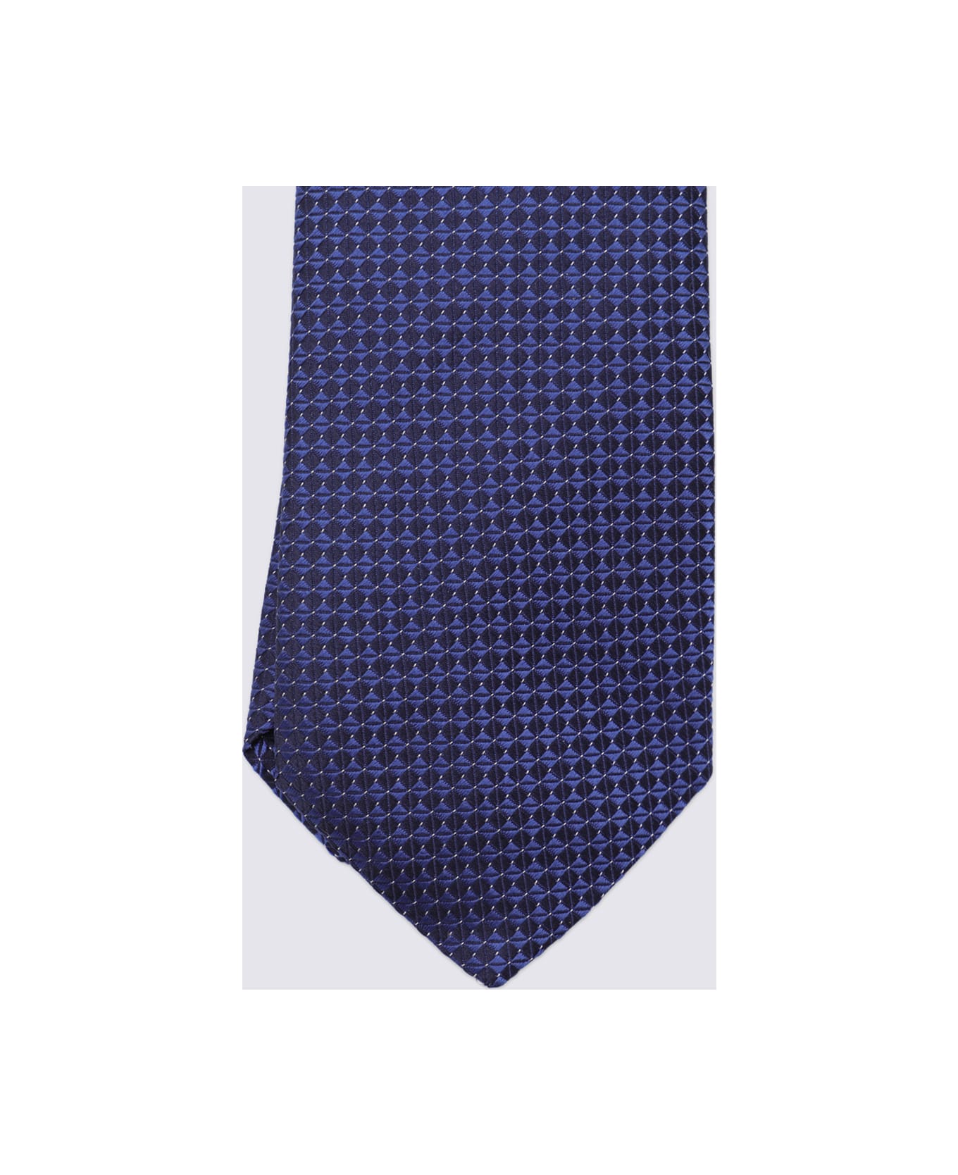 Canali Blue Wool Tie