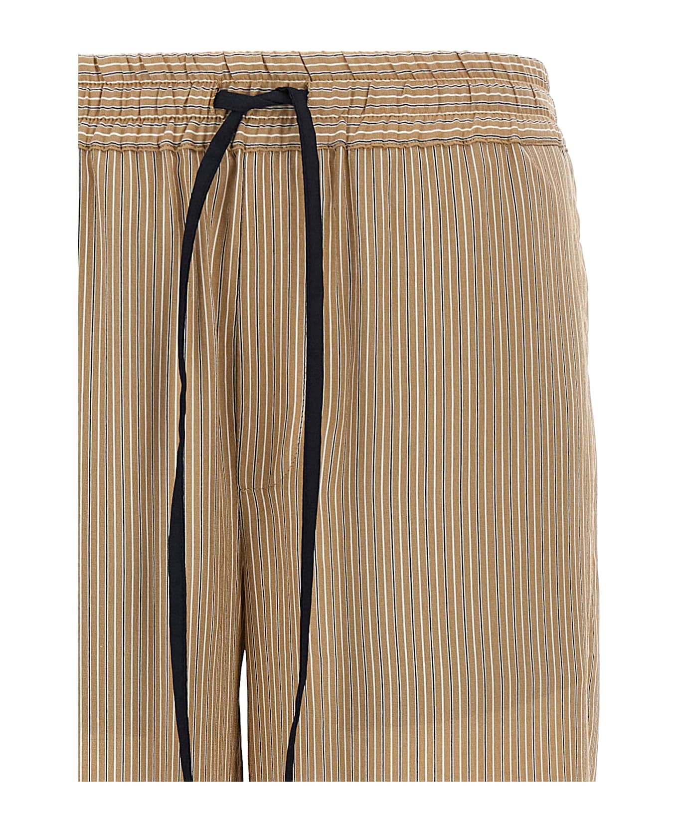 Victoria Beckham 
pleat Detail Pyjama
 Pants - Brown