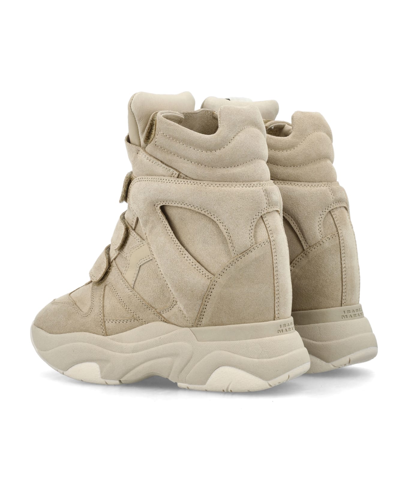 Isabel Marant Balskee High-top Sneakers - BEIGE