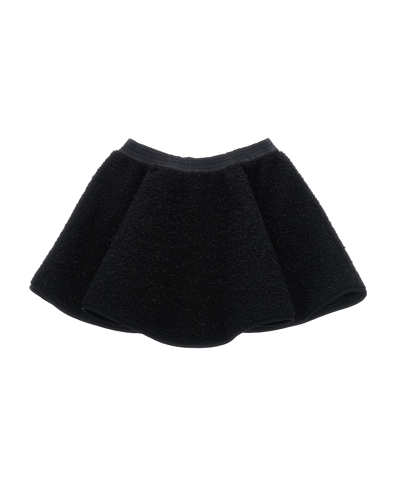 Moncler Metallic Teddy Skirt - Black  