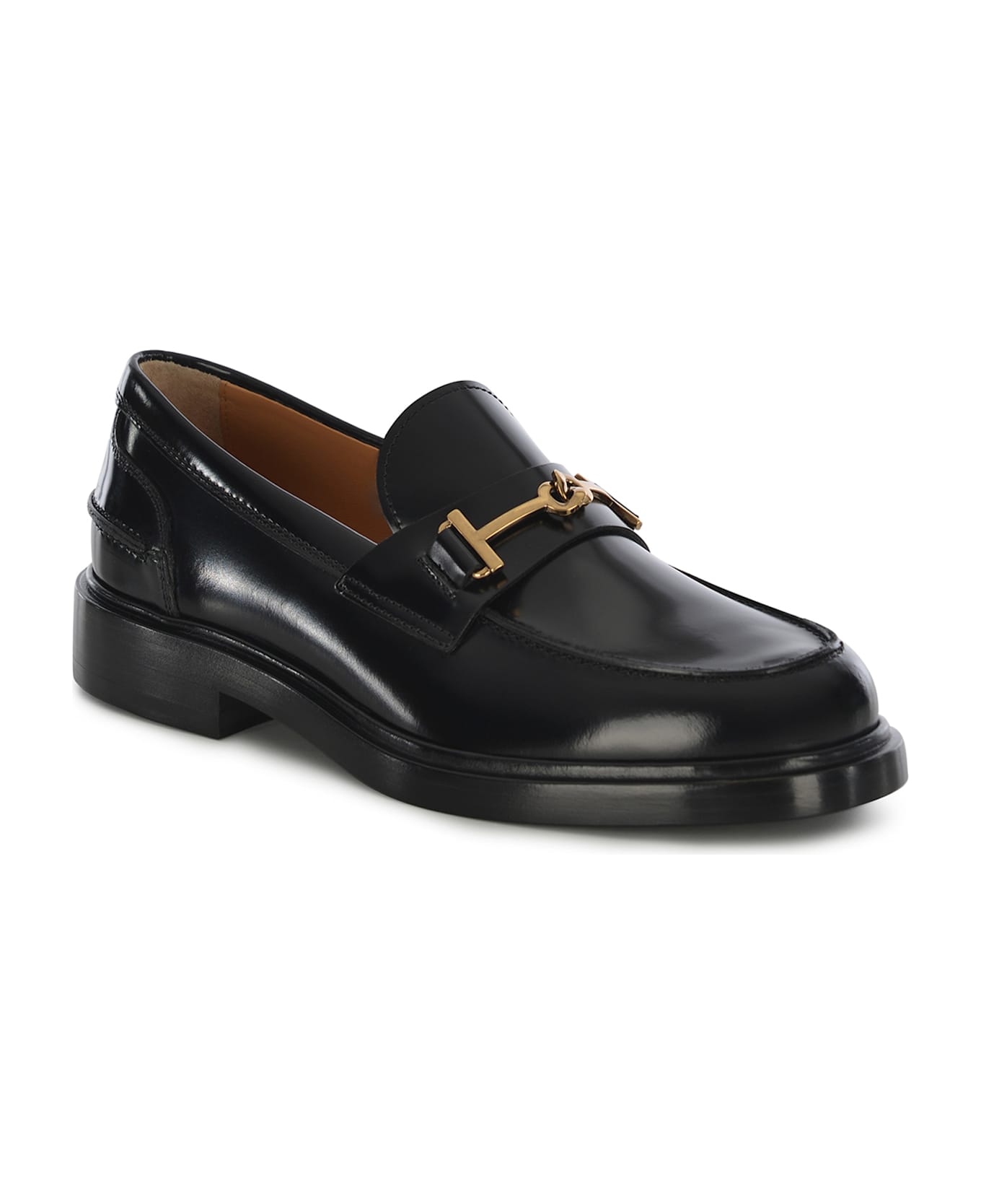 Tod's Leather Loafers - Black