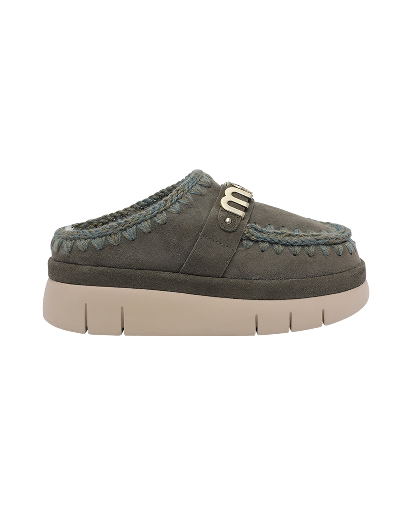 Mou Bounce Welt Clog - Black