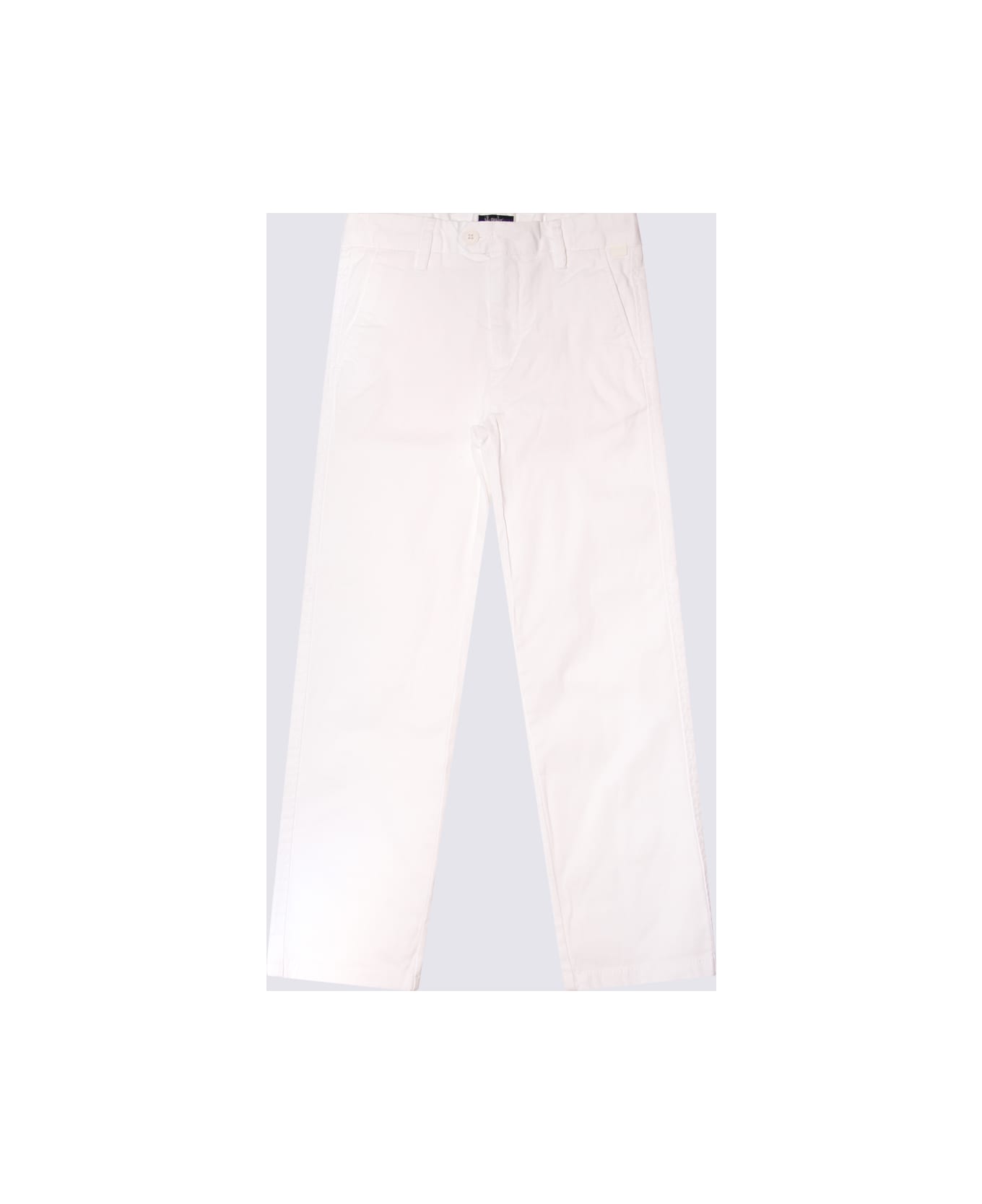 Il Gufo White Cotton Denim Pants - White