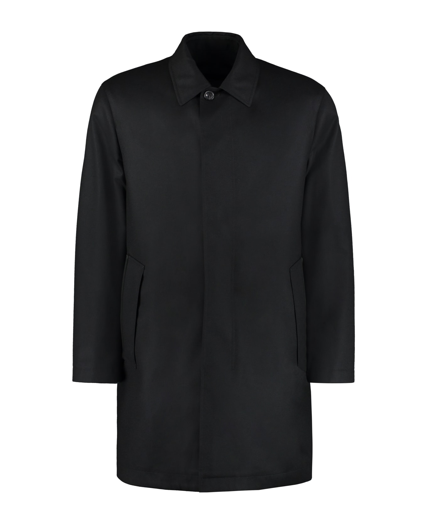Zegna Wool Coat - black