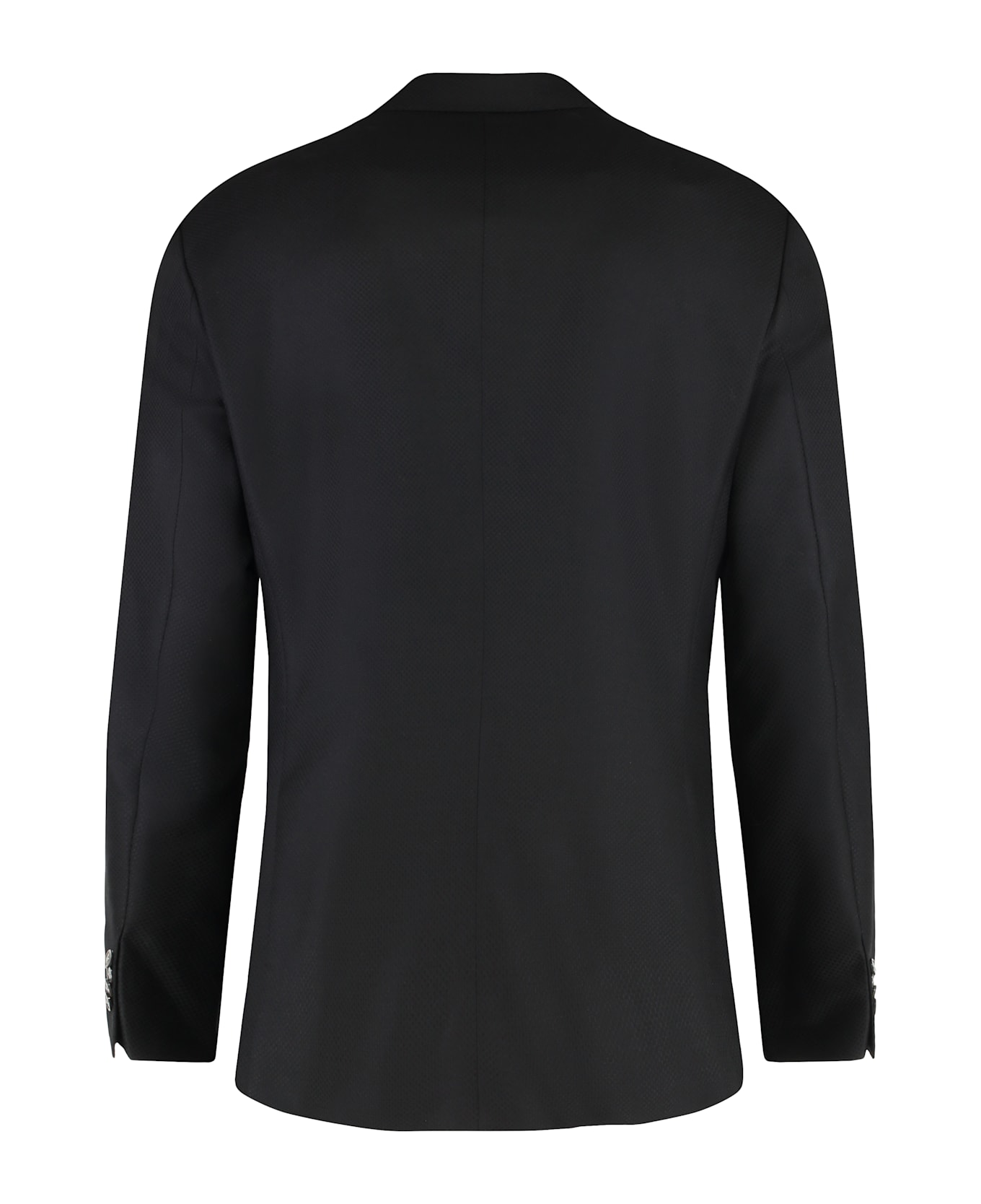 Hugo Boss Single-breasted Two-button Jacket - black