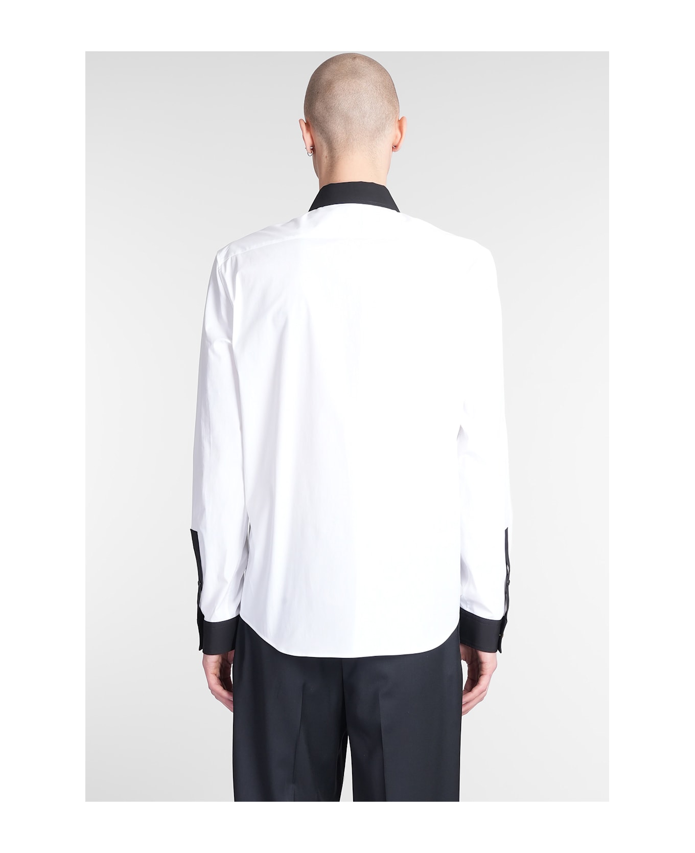 Balmain Shirt In White Cotton - white