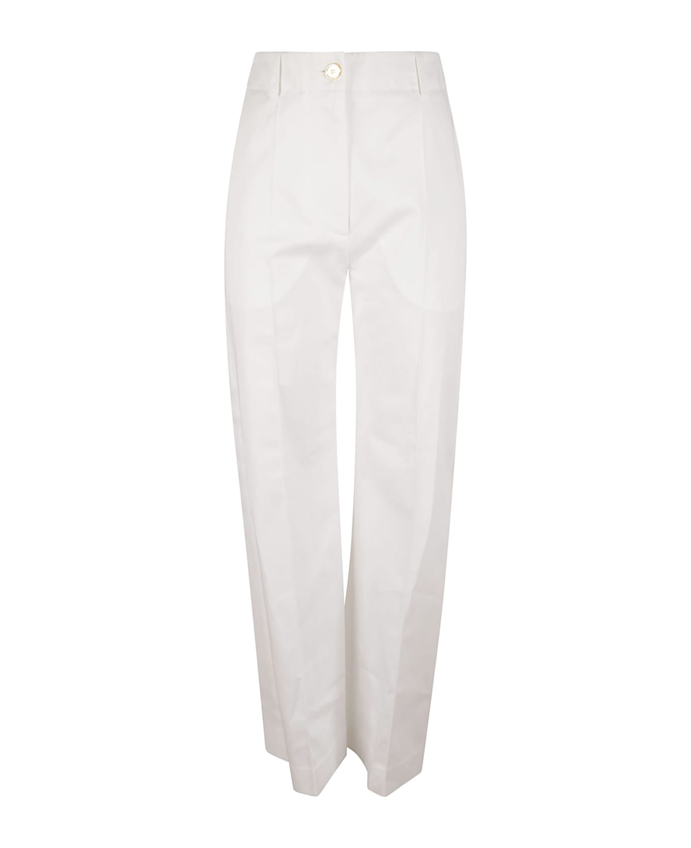 Patou Iconic Long Trousers - White