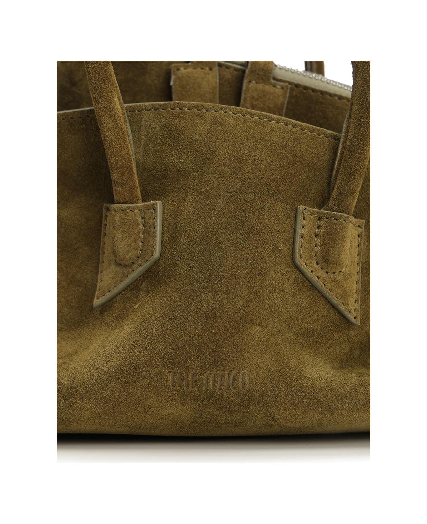 The Attico La Passeggiata Mini Shoulder Bag - KHAKI