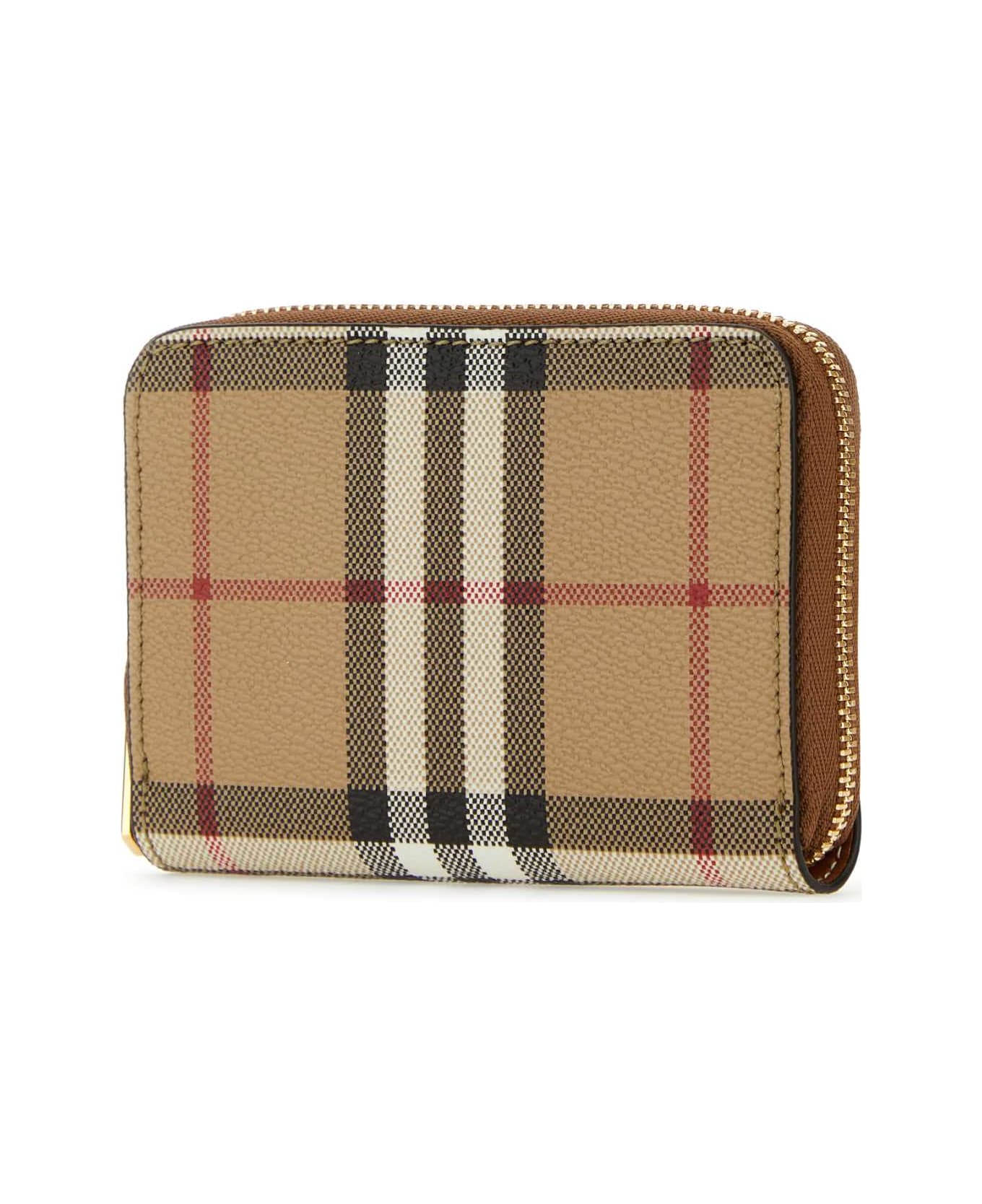 Burberry Printed E-canvas Wallet - VINTCHCKBRIRBROWN