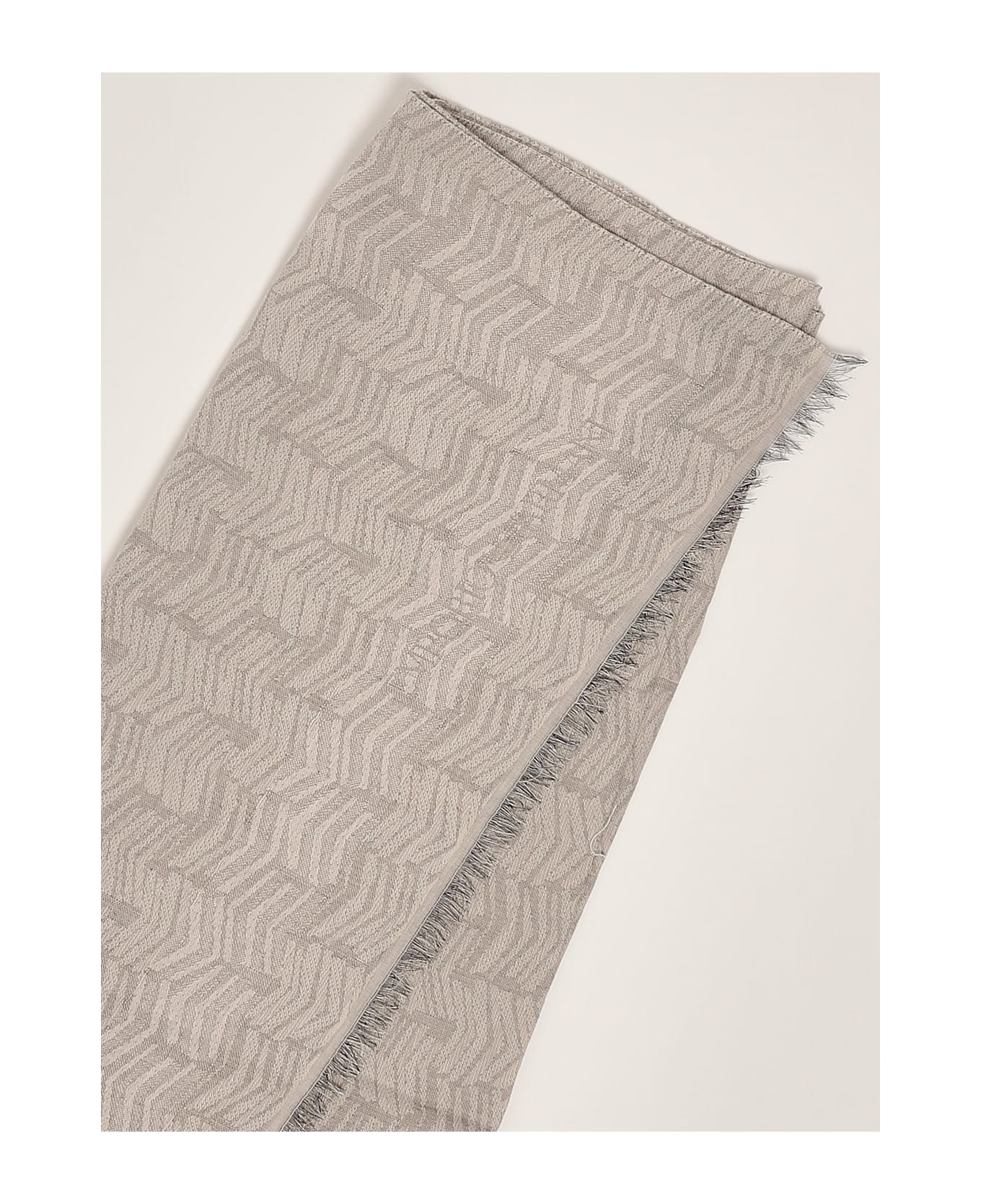 Emporio Armani Cotone Scarf - PIETRA