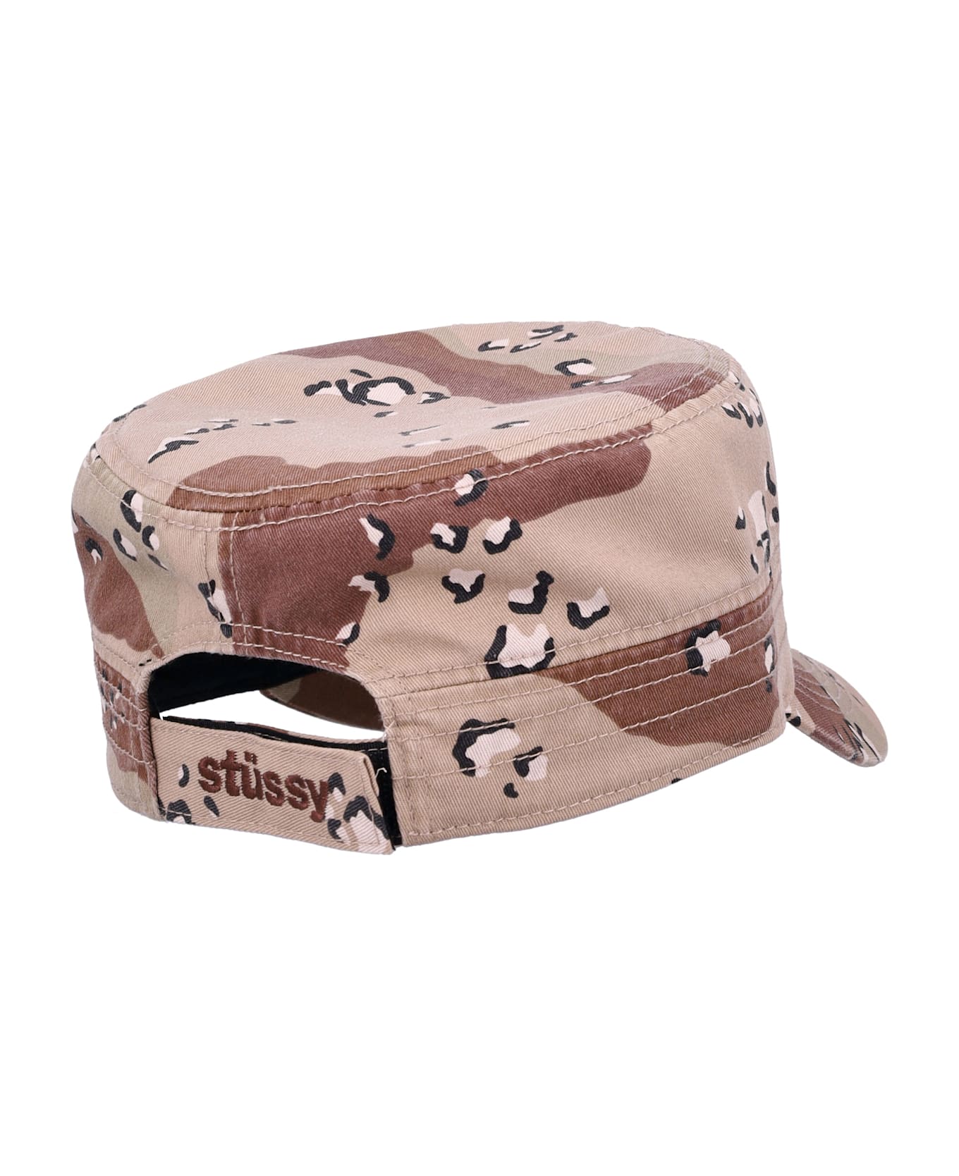 Stussy Cadet Helvetica Logo Cap - CAMO