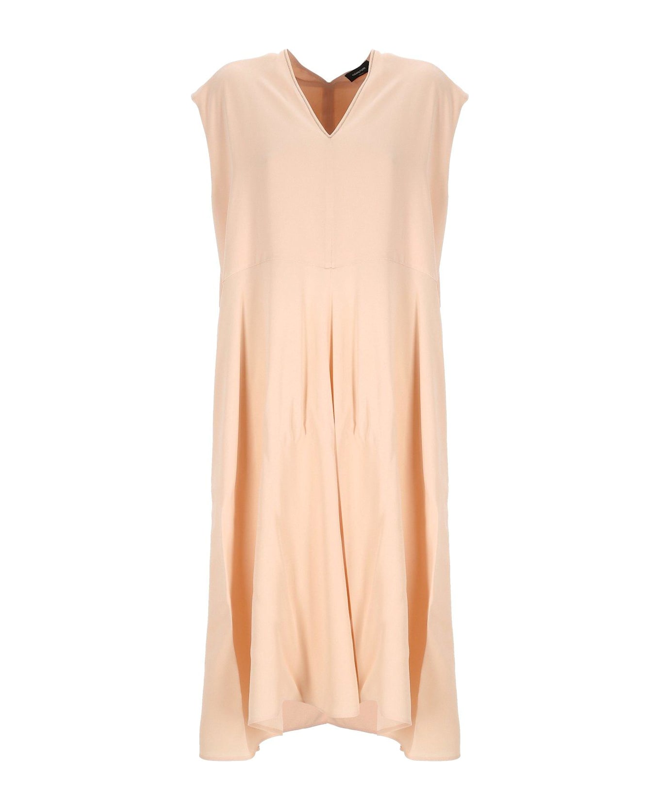 Fabiana Filippi V-neck Sleeveless Dress