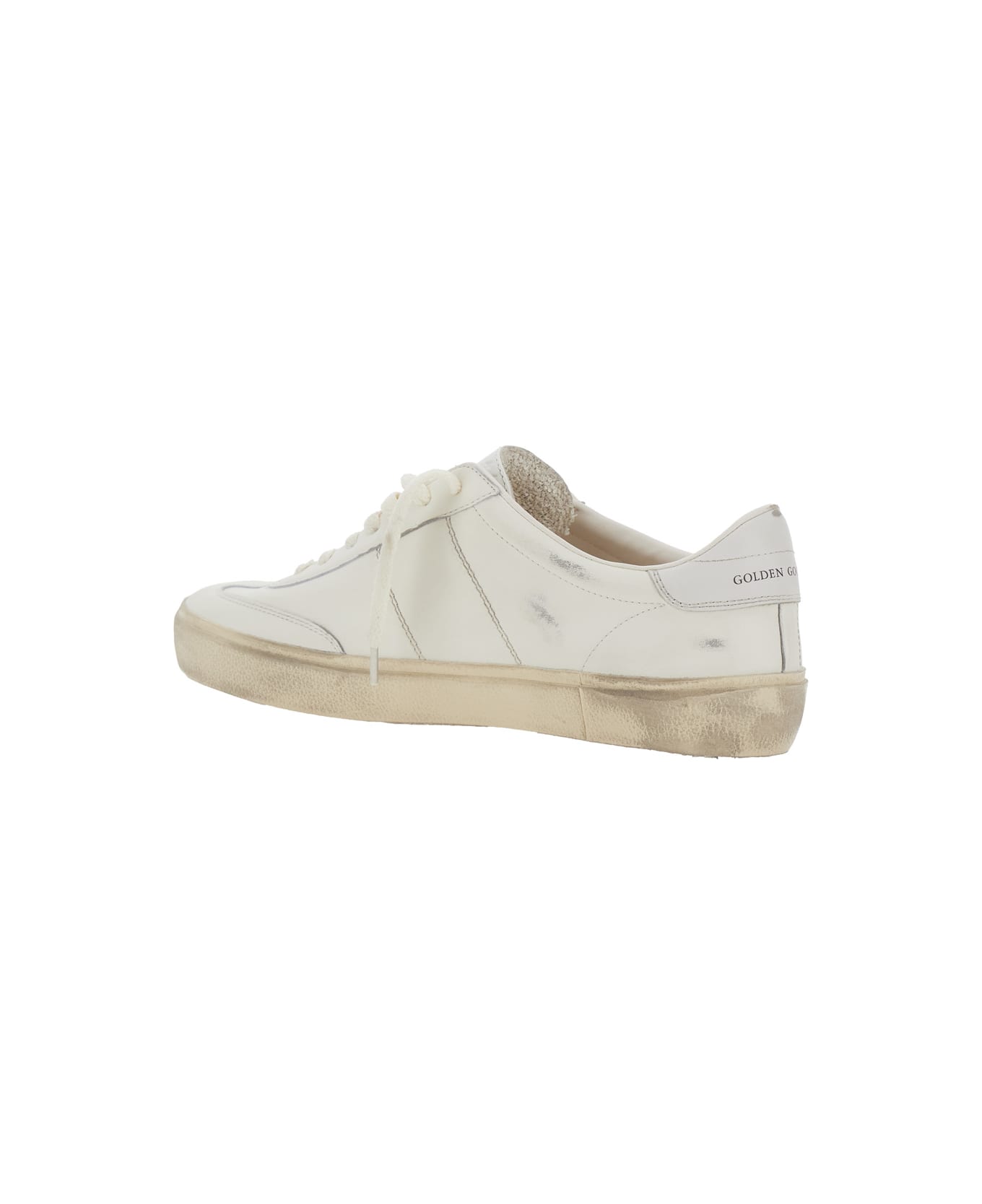 Golden Goose Soul-star Nappa Upper Leather Hf Tongue Leather Heel - White