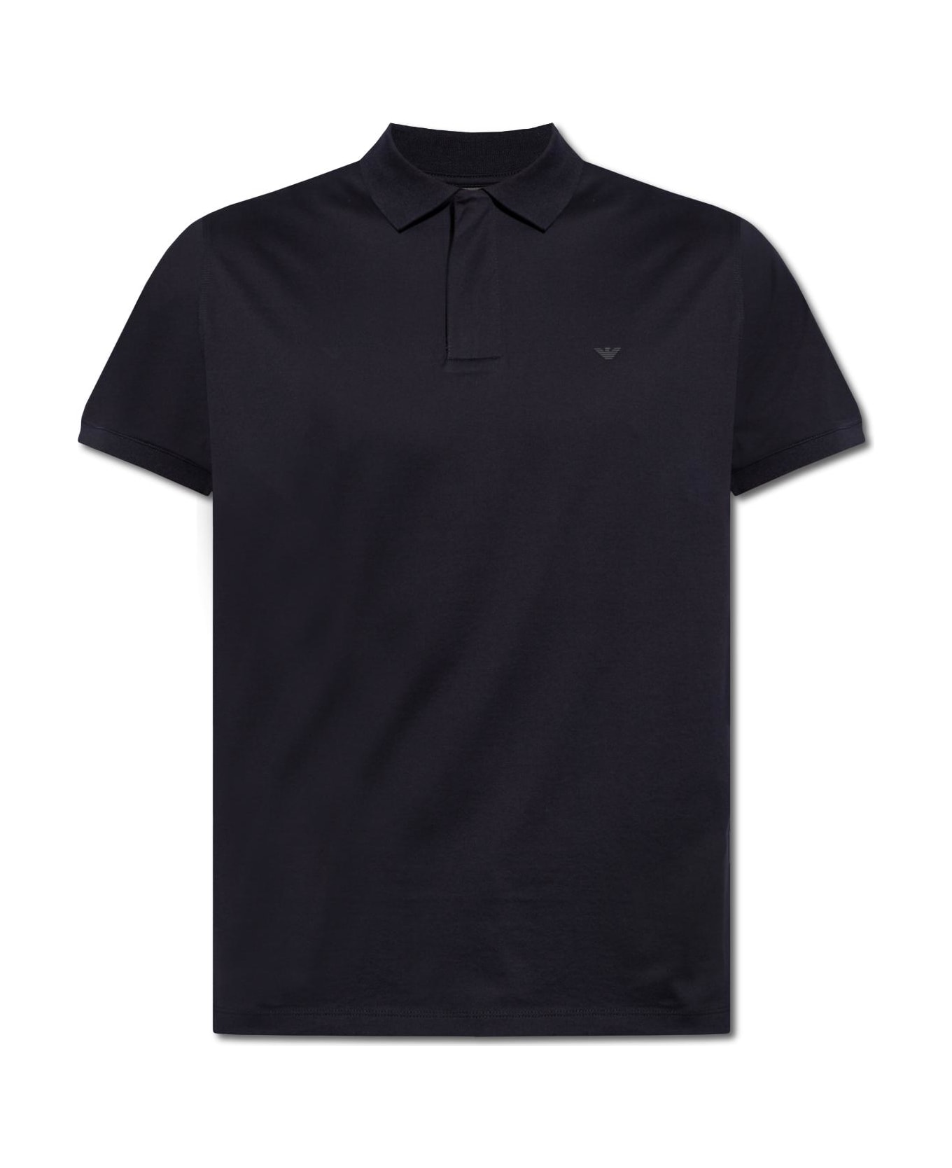Emporio Armani Cotton Polo Shirt - Navy シャツ