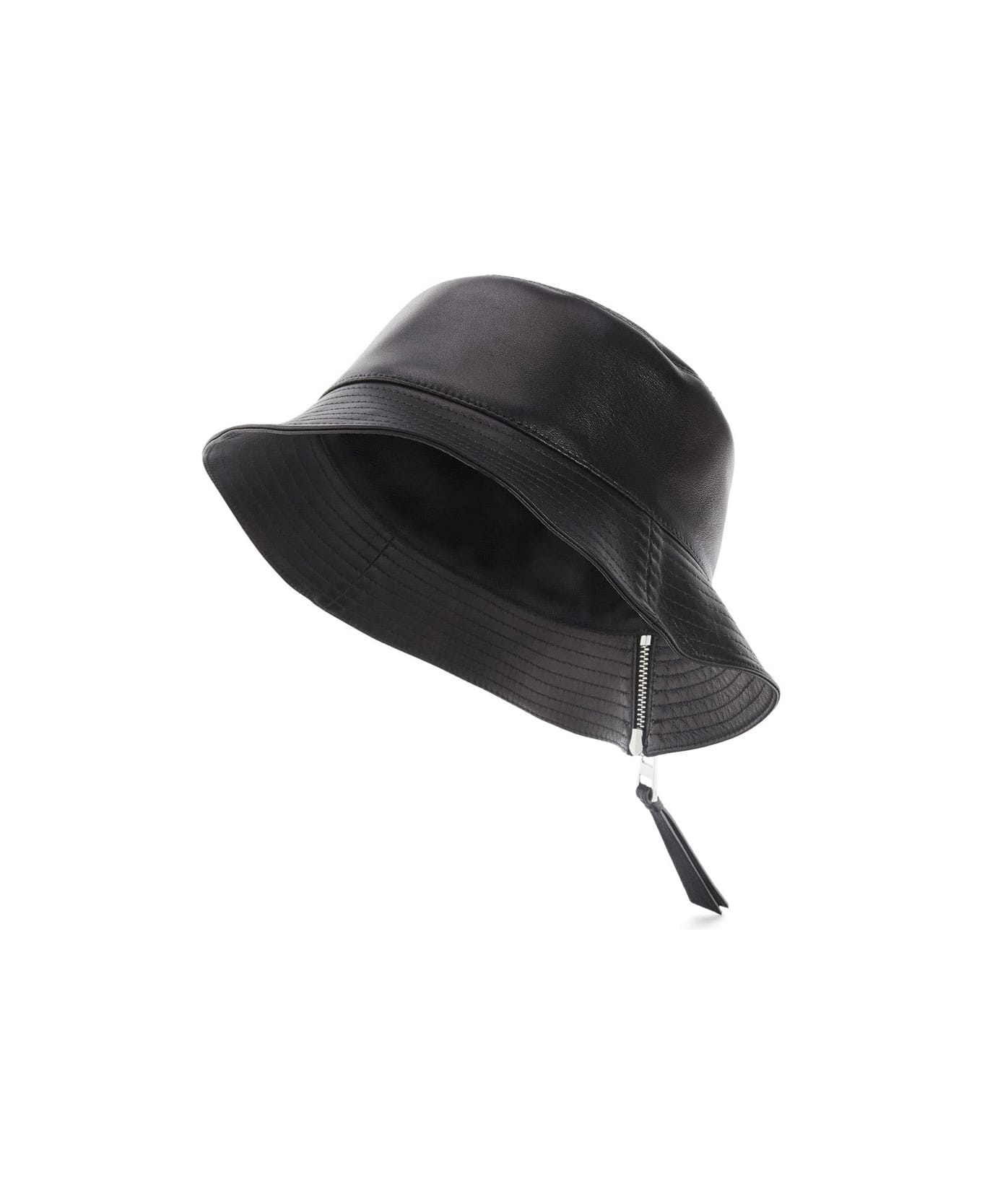 Loewe Leather Fisherman Hat - Black