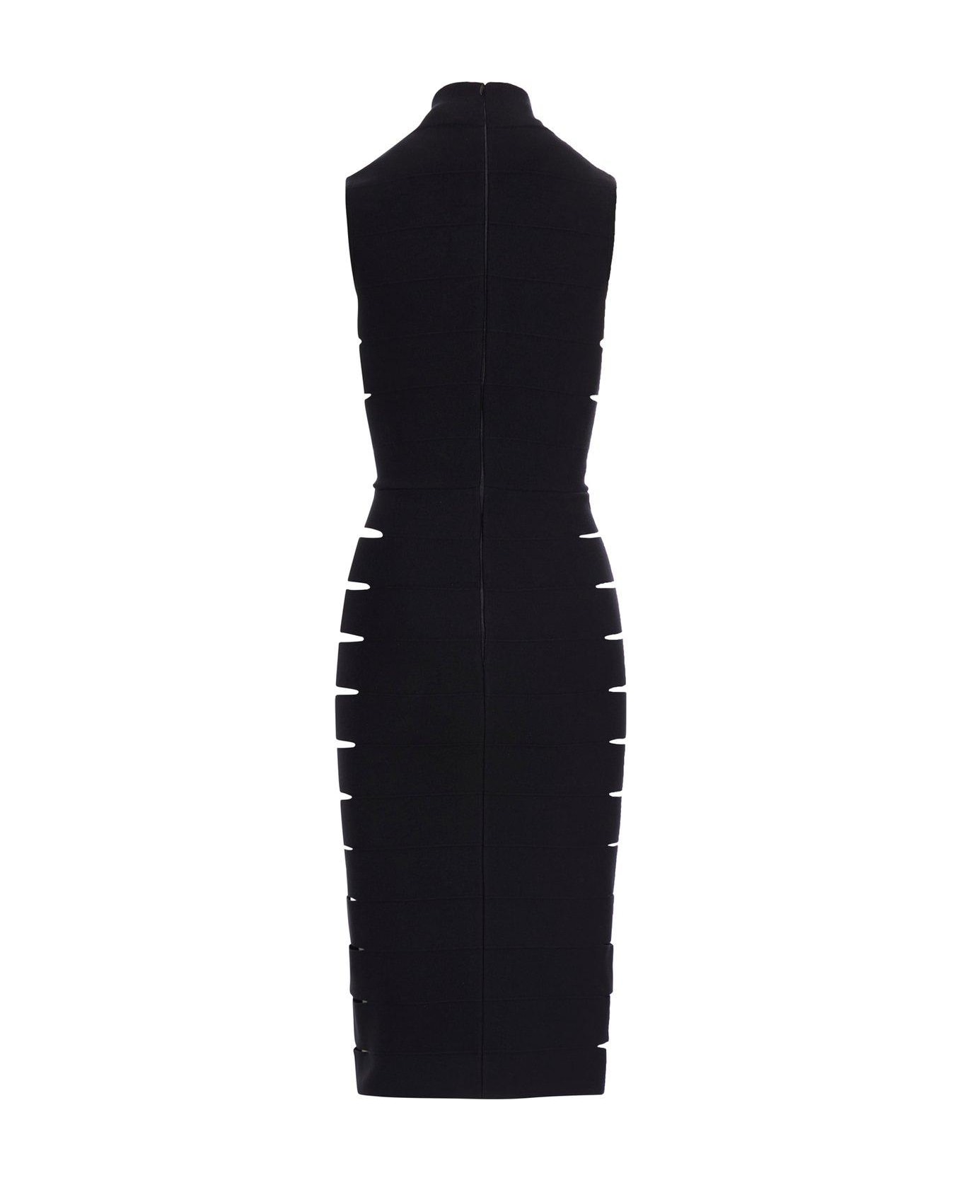 Alaia Band Knitted Dress - Noir Alaia