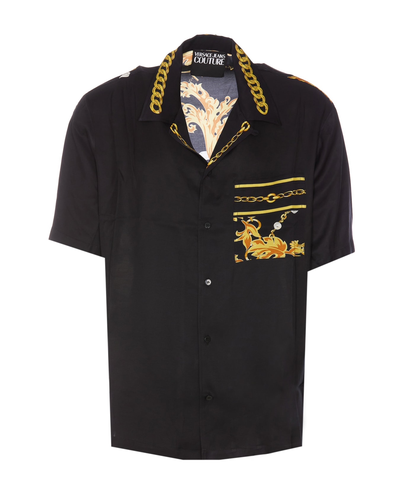Versace Jeans Couture Chain Couture Shirt - Black
