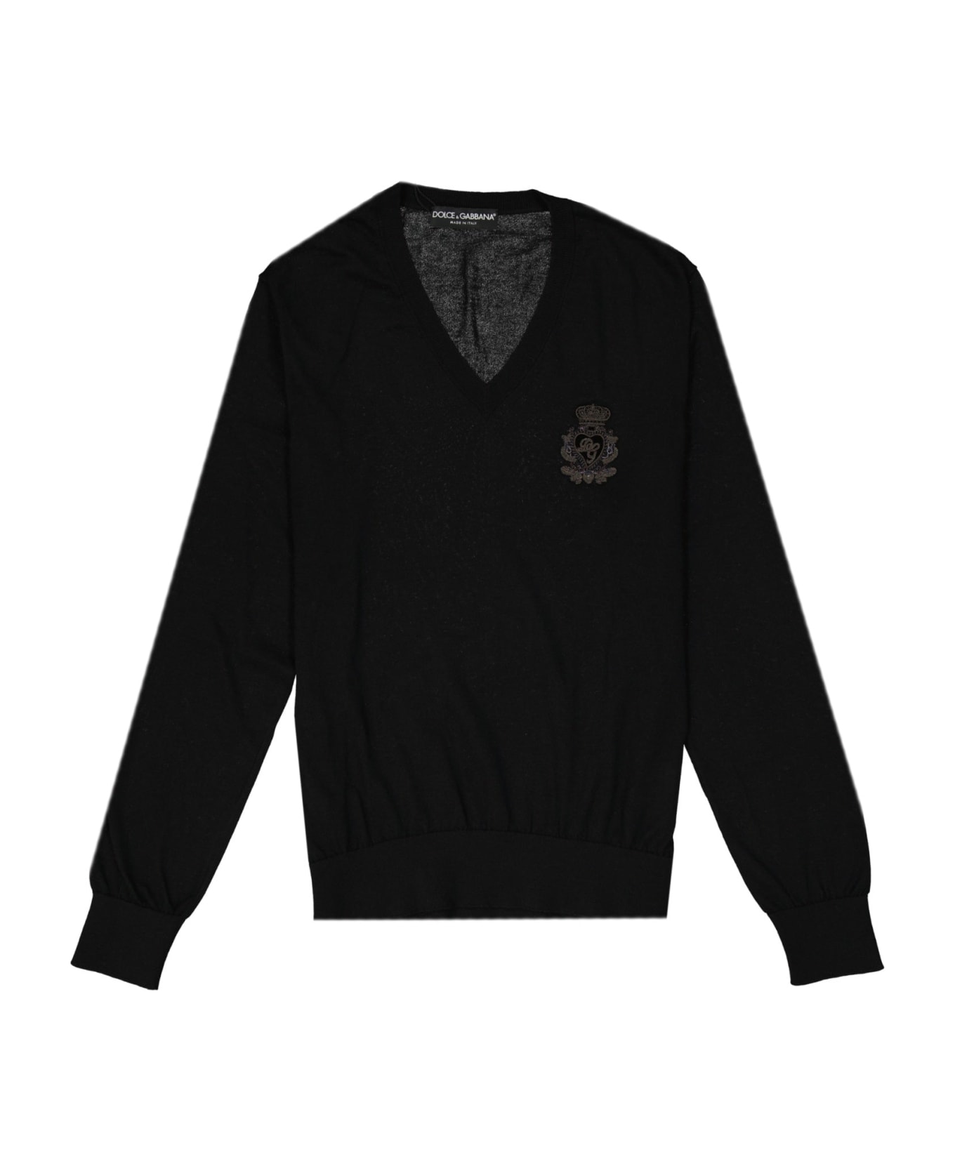 Dolce & Gabbana Cotton Sweater - Black
