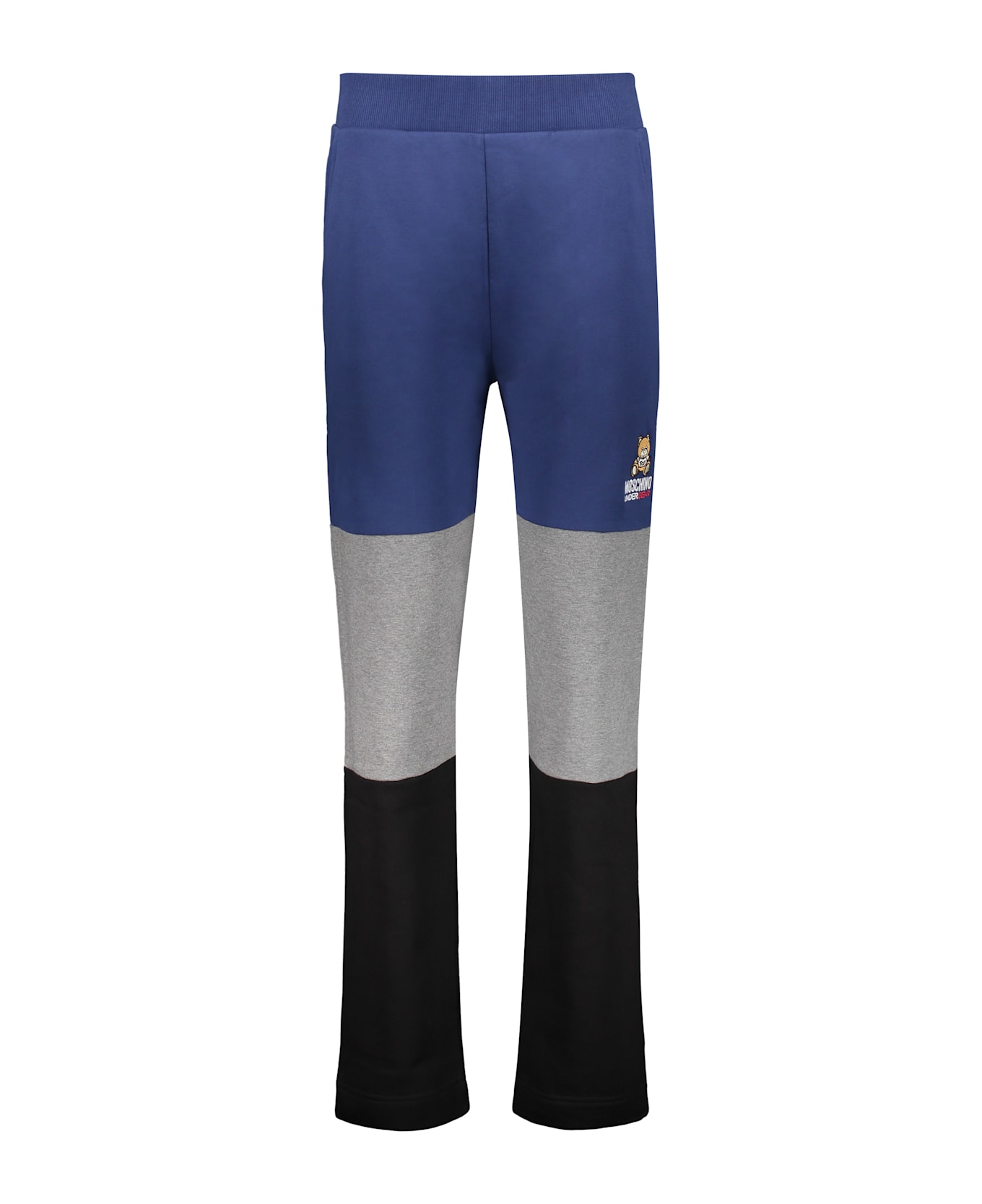 Moschino Logo Print Sweatpants - blue