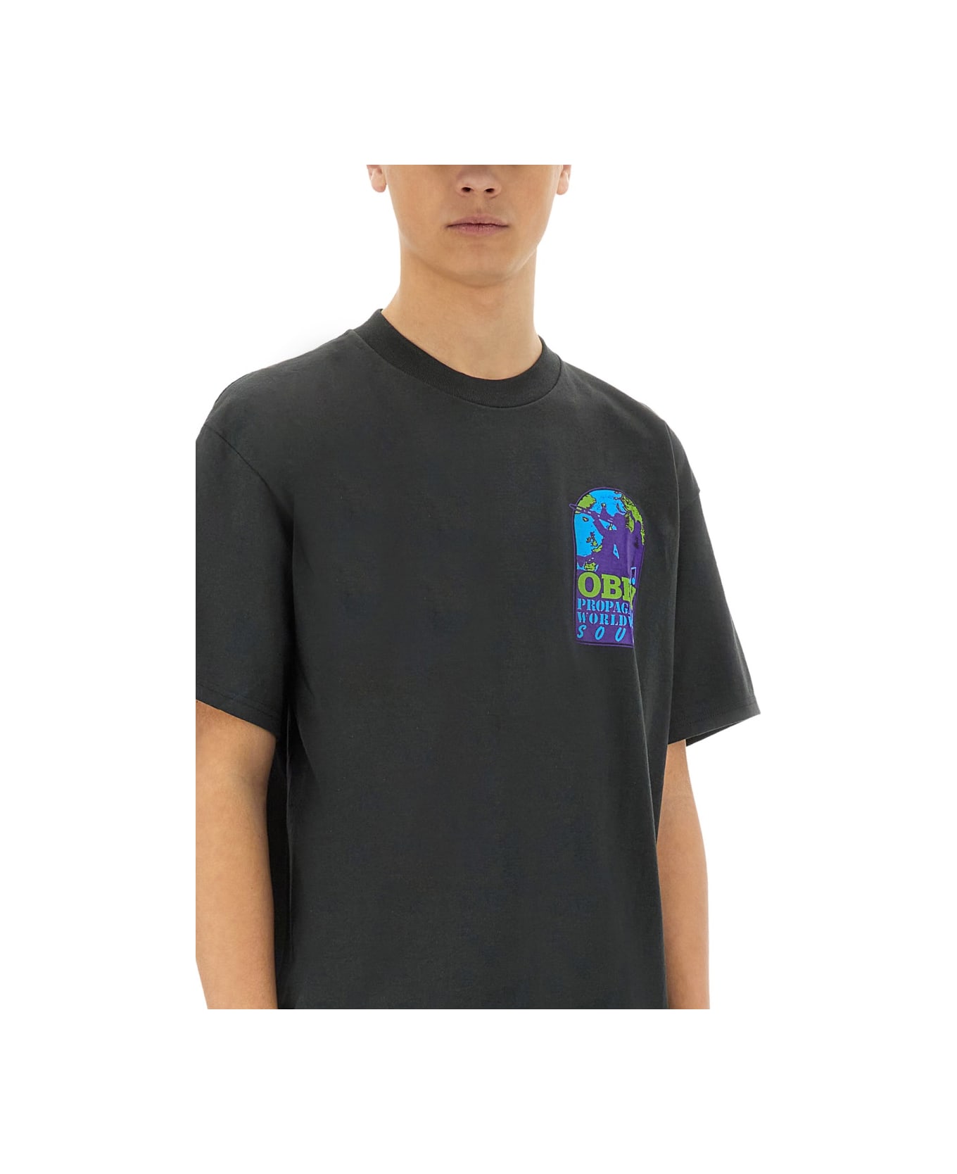 Obey "worldwide Sound" T-shirt - BLACK