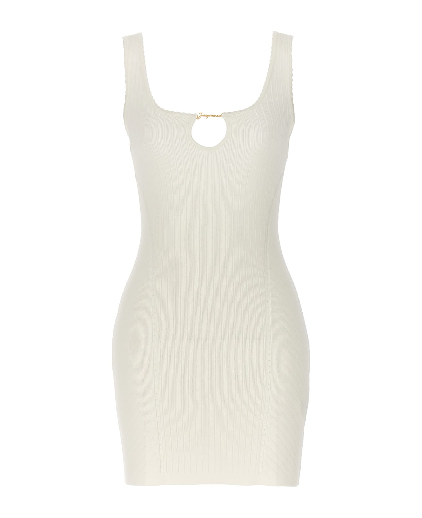 Jacquemus Sierra Mini Dress - White ワンピース＆ドレス